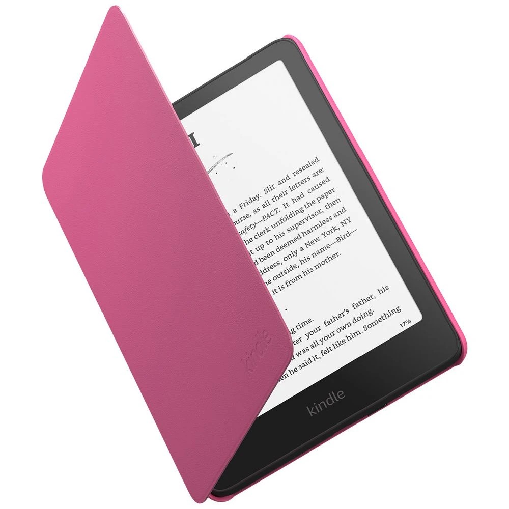 2 Kindle 2024 Paperwhite Leather Cover Raspberry, 2 of 5