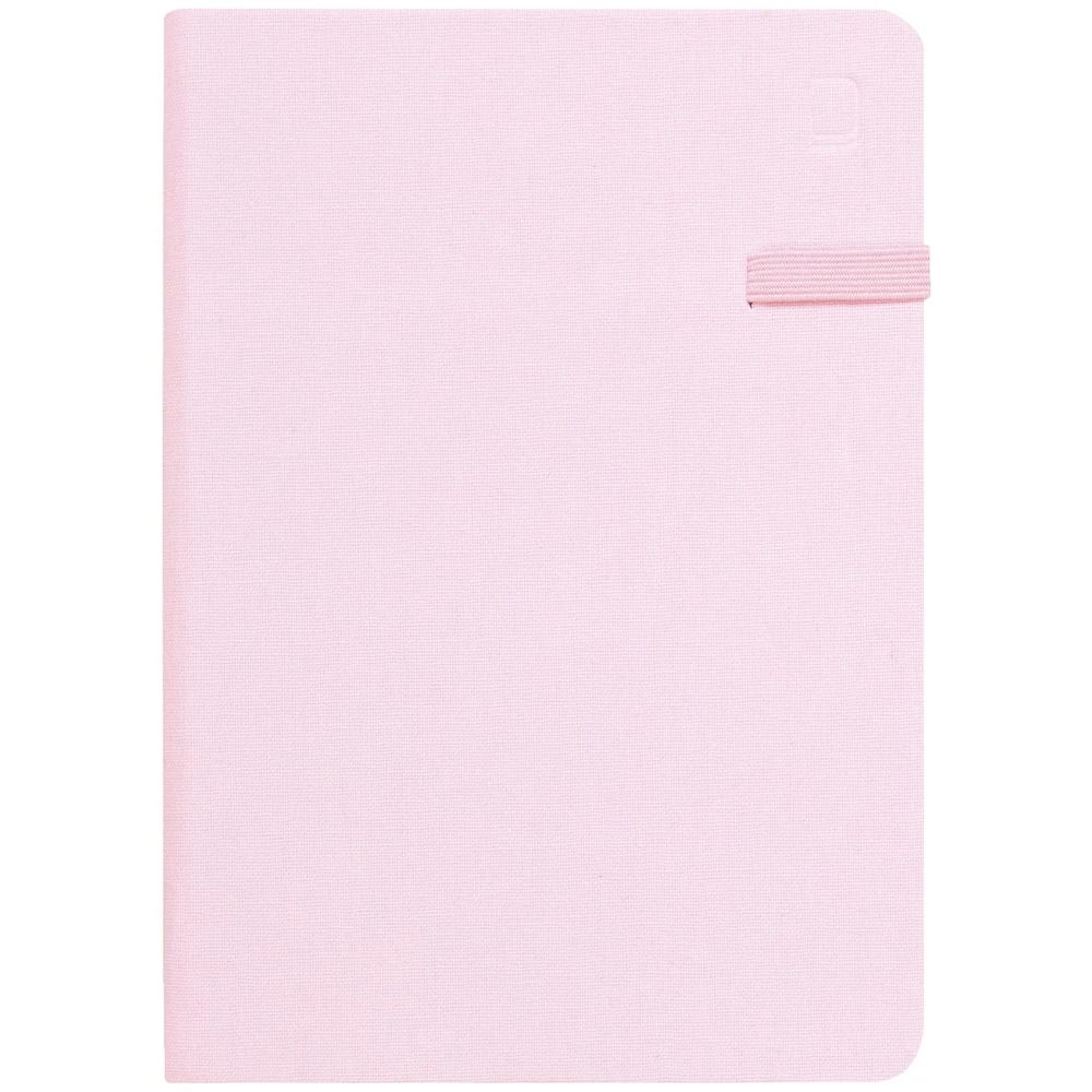 2 Modena A6 Linen Plain Notebook Pink, 2 of 5