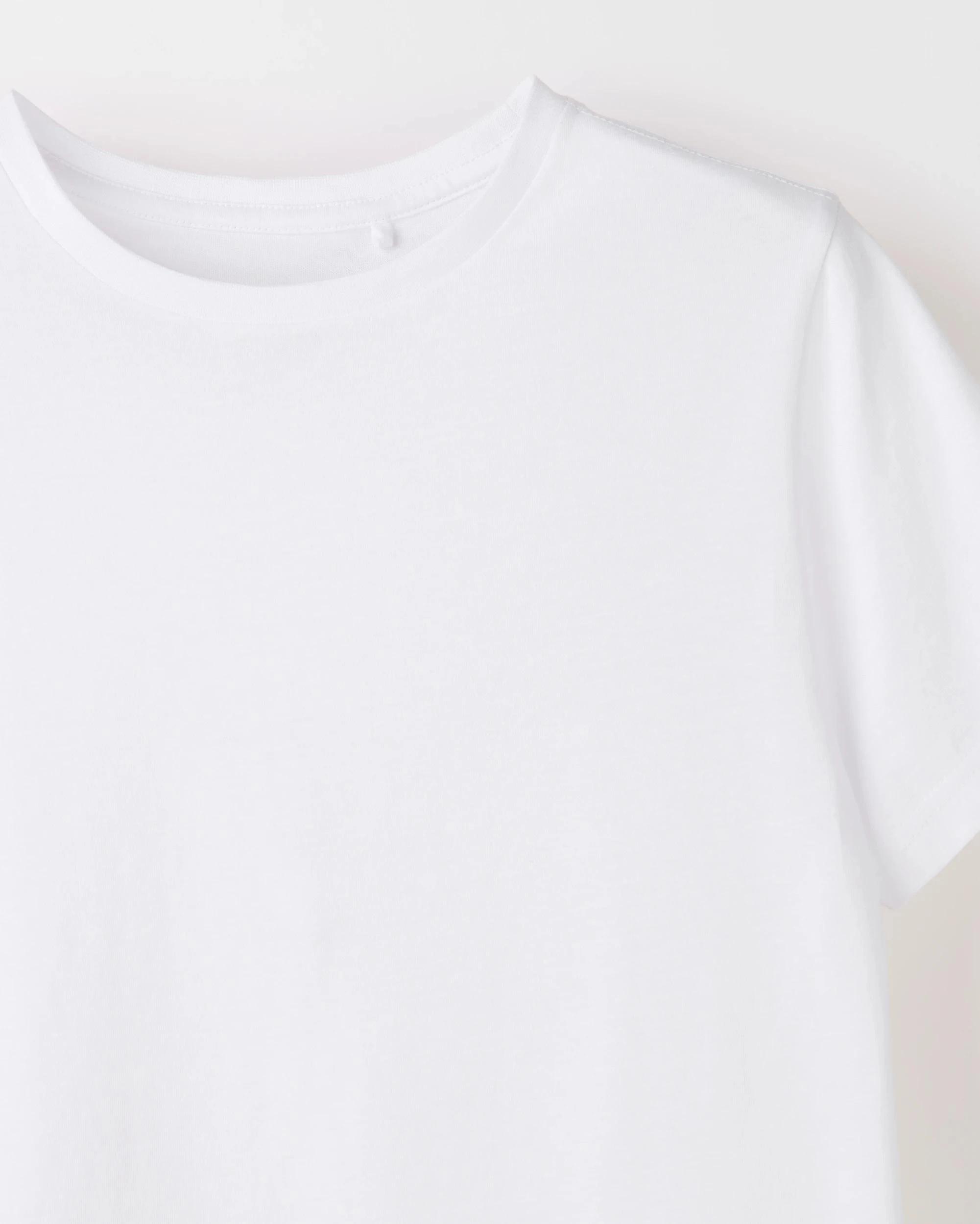 3 Target Kids Australian Cotton 2 Pack School T-Shirt WHITE, 3 of 3