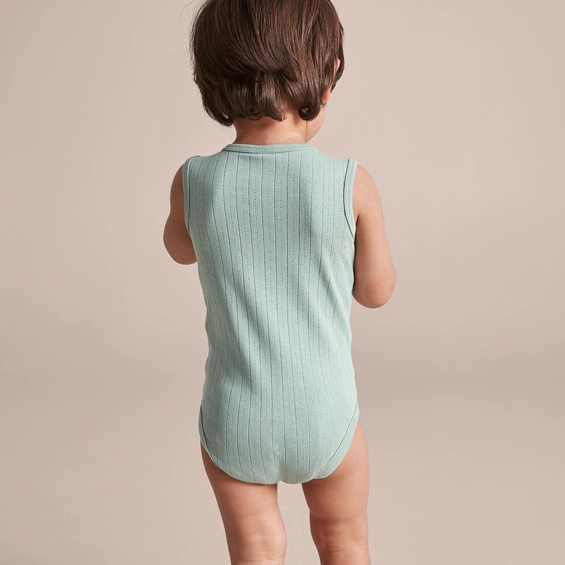 4 Target Baby Organic Cotton Pointelle Bodysuit JADEITE GREEN, 4 of 10