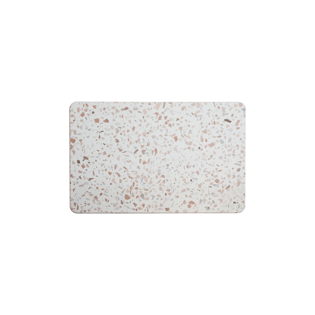 1 Algodon Moisture Wicking Terrazzo Bath Mat 60x39cm Water Absorbing Stone Mat
 - White, 1 of 3