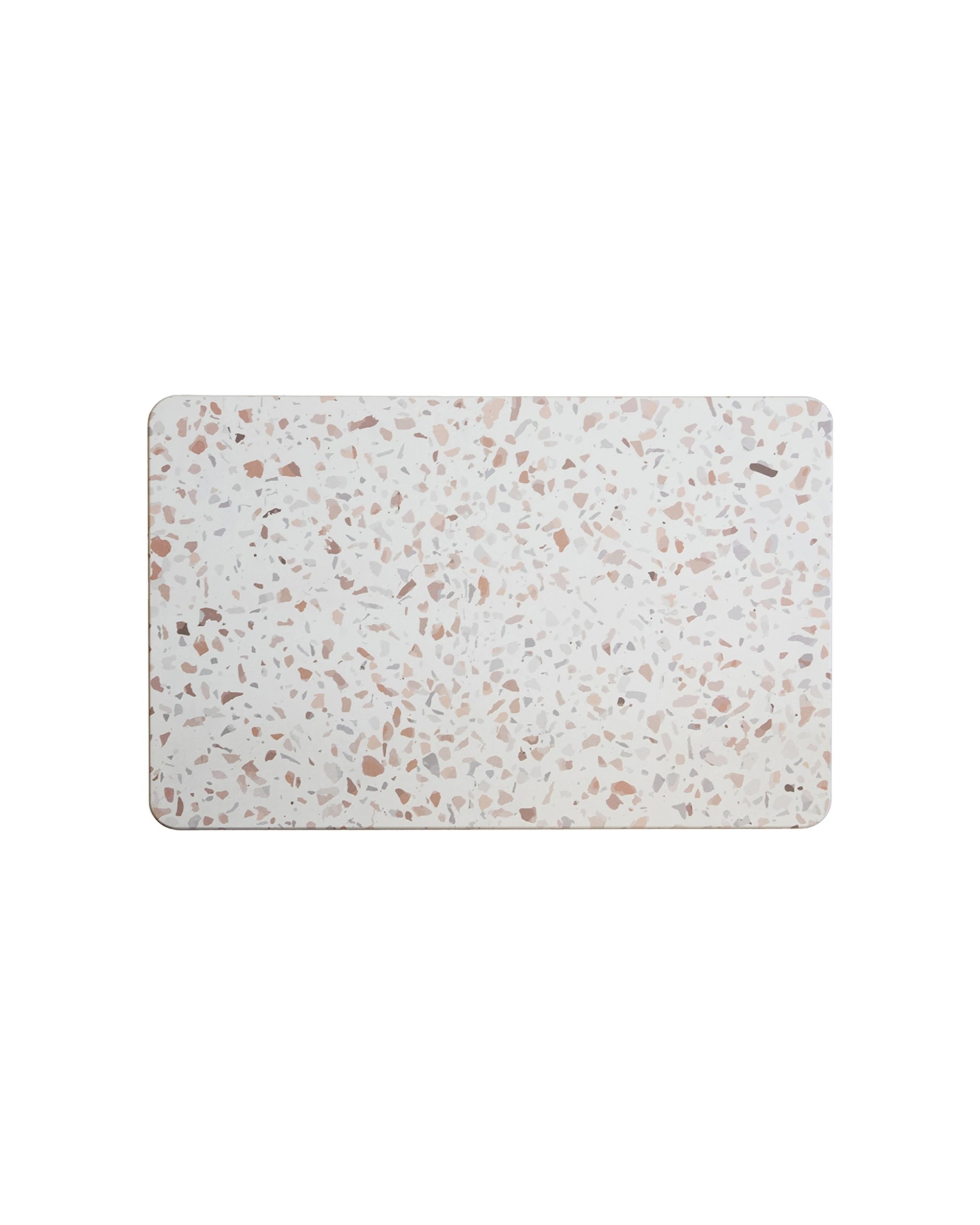 1 Algodon Moisture Wicking Terrazzo Bath Mat 60x39cm Water Absorbing Stone Mat
 - White, 1 of 3