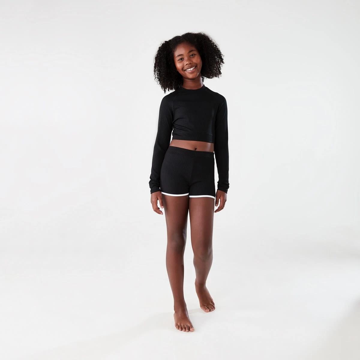 6 3 Piece Swim Set BLACK, 6 of 9