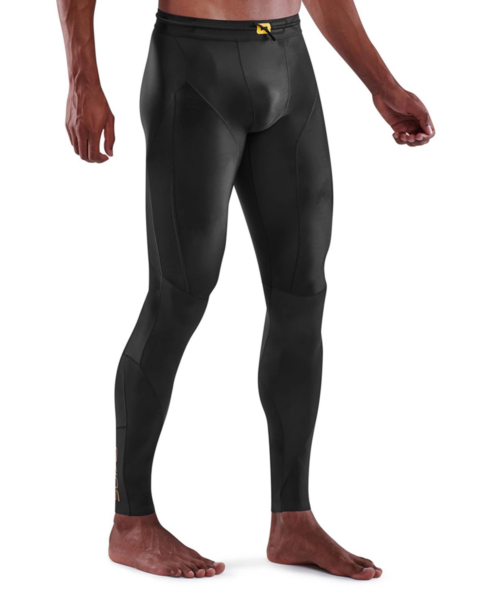 3 SKINS Compression Men's Series-5 Gym/Running Long Tight BLACK, 3 of 3