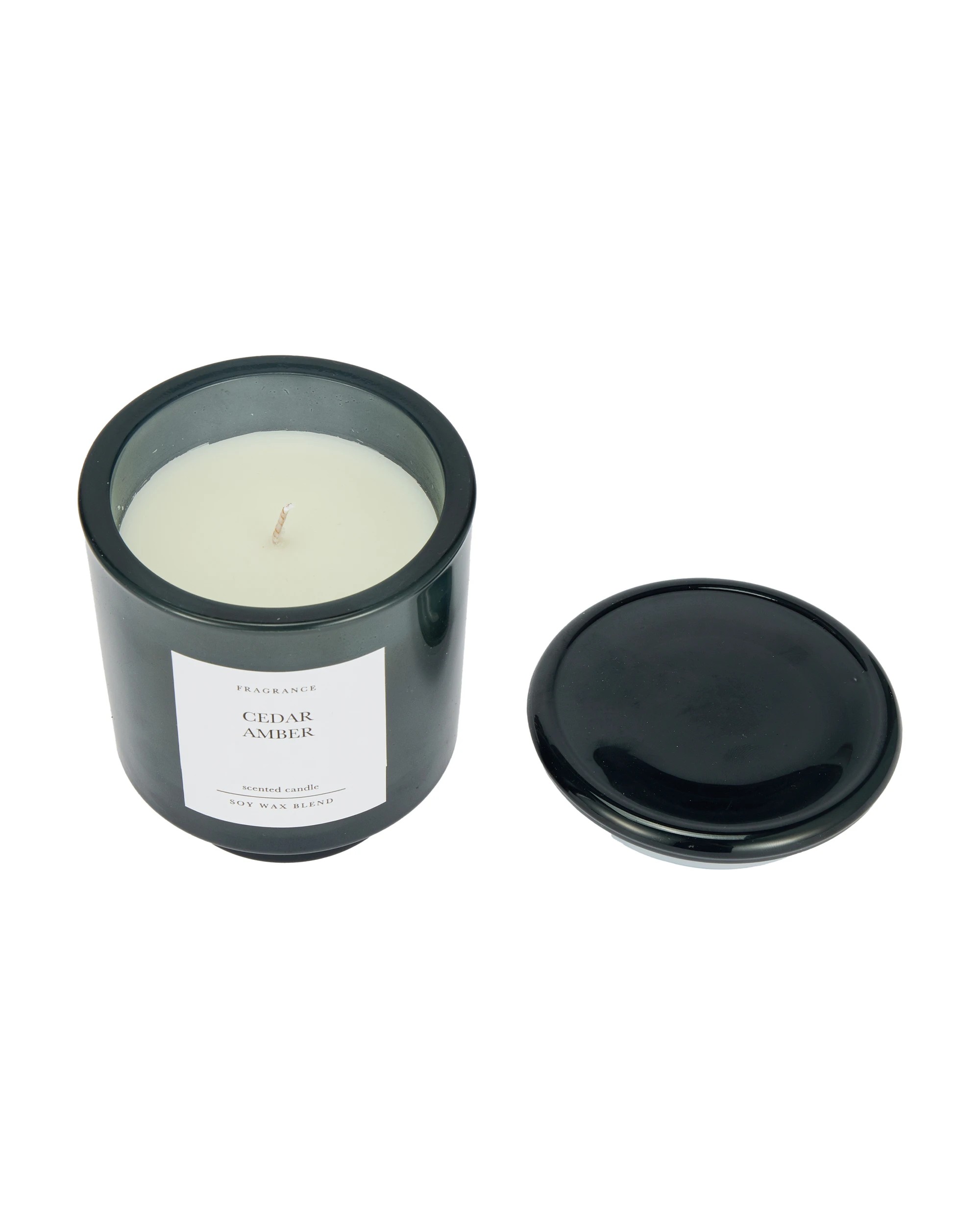 5 Navy Glass Candle, 5 of 6