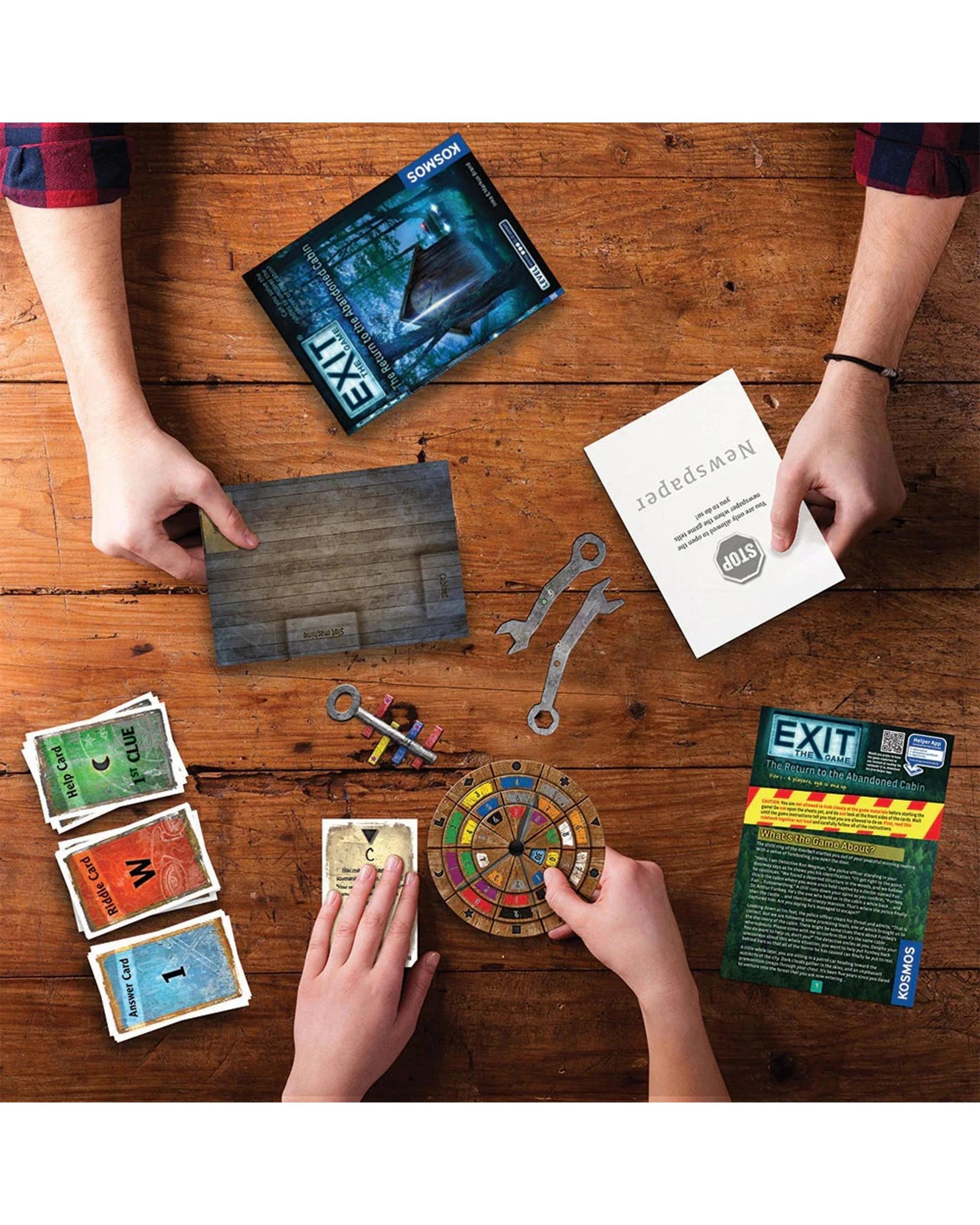 3 Exit the Game Return to the Abandoned Cabin Puzzle Game, 3 of 4