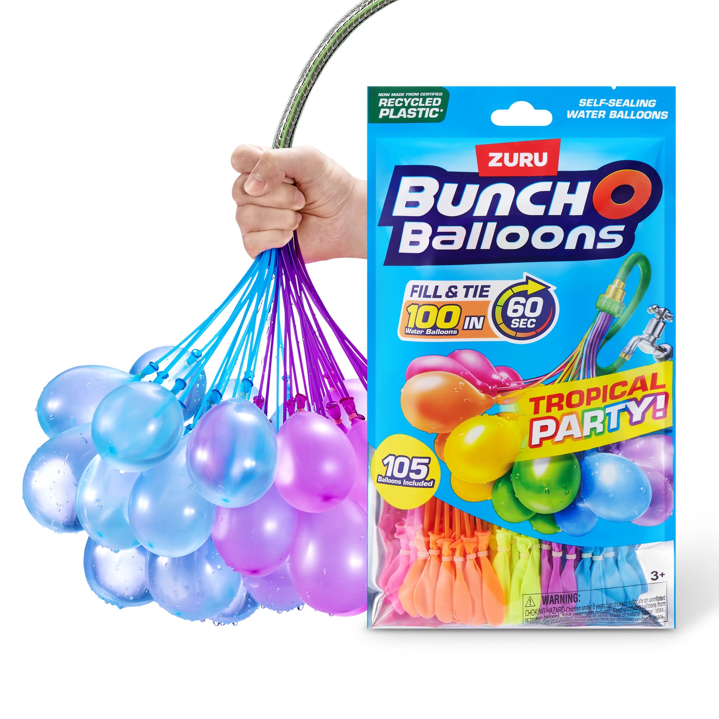 2 3 Pack Zuru Bunch O Balloons Tropical Party! Self-Sealing Water Balloons, 2 of 8