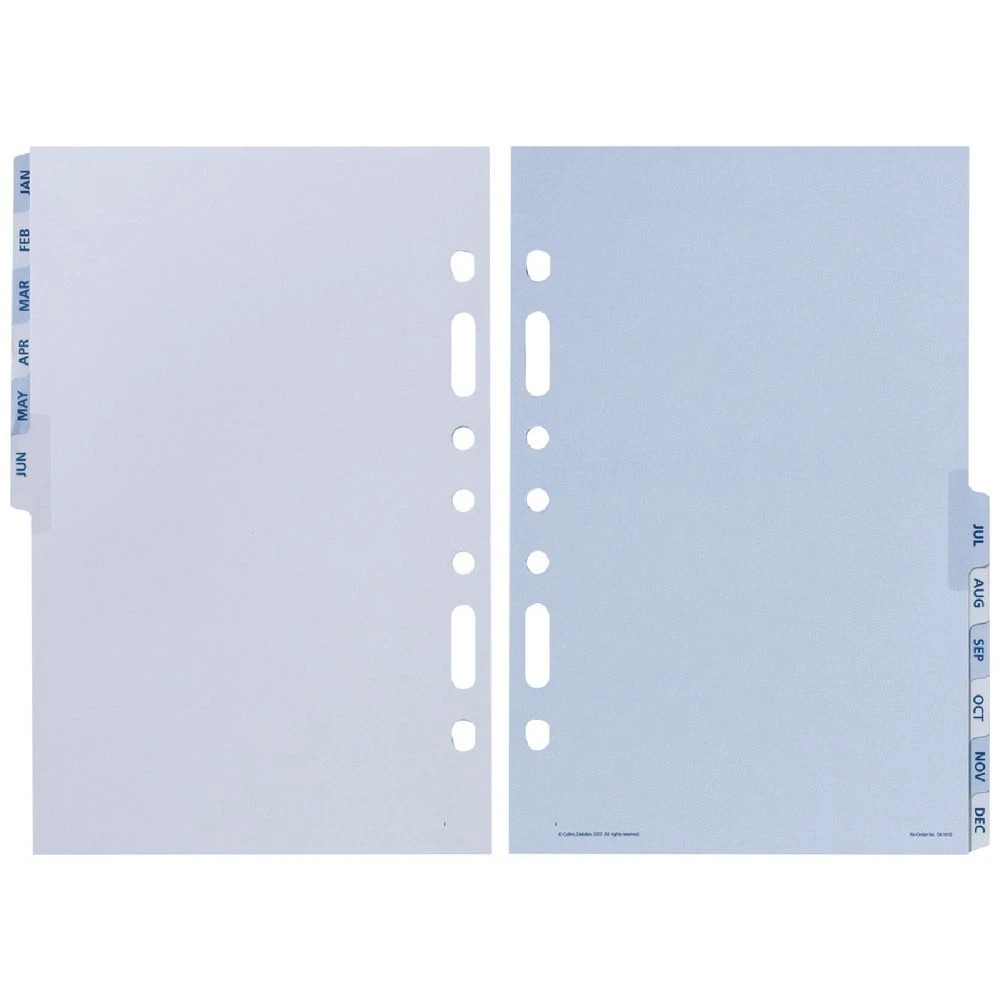 1 Collins Dayplanner Desk Organiser Jan-Dec Tabs Refill, 1 of 1