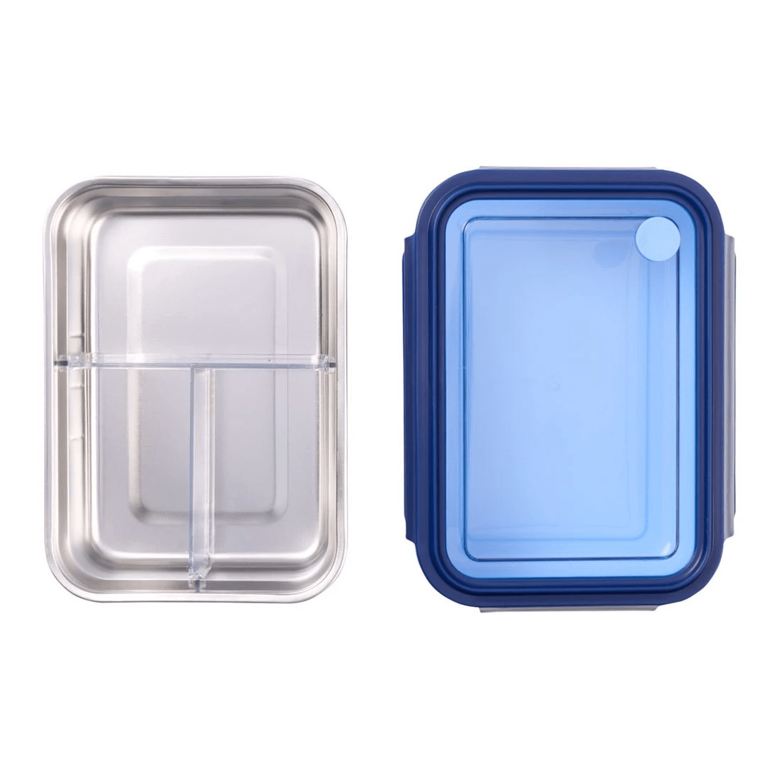 3 Studymate Stainless Steel Bento Box Blue, 3 of 5