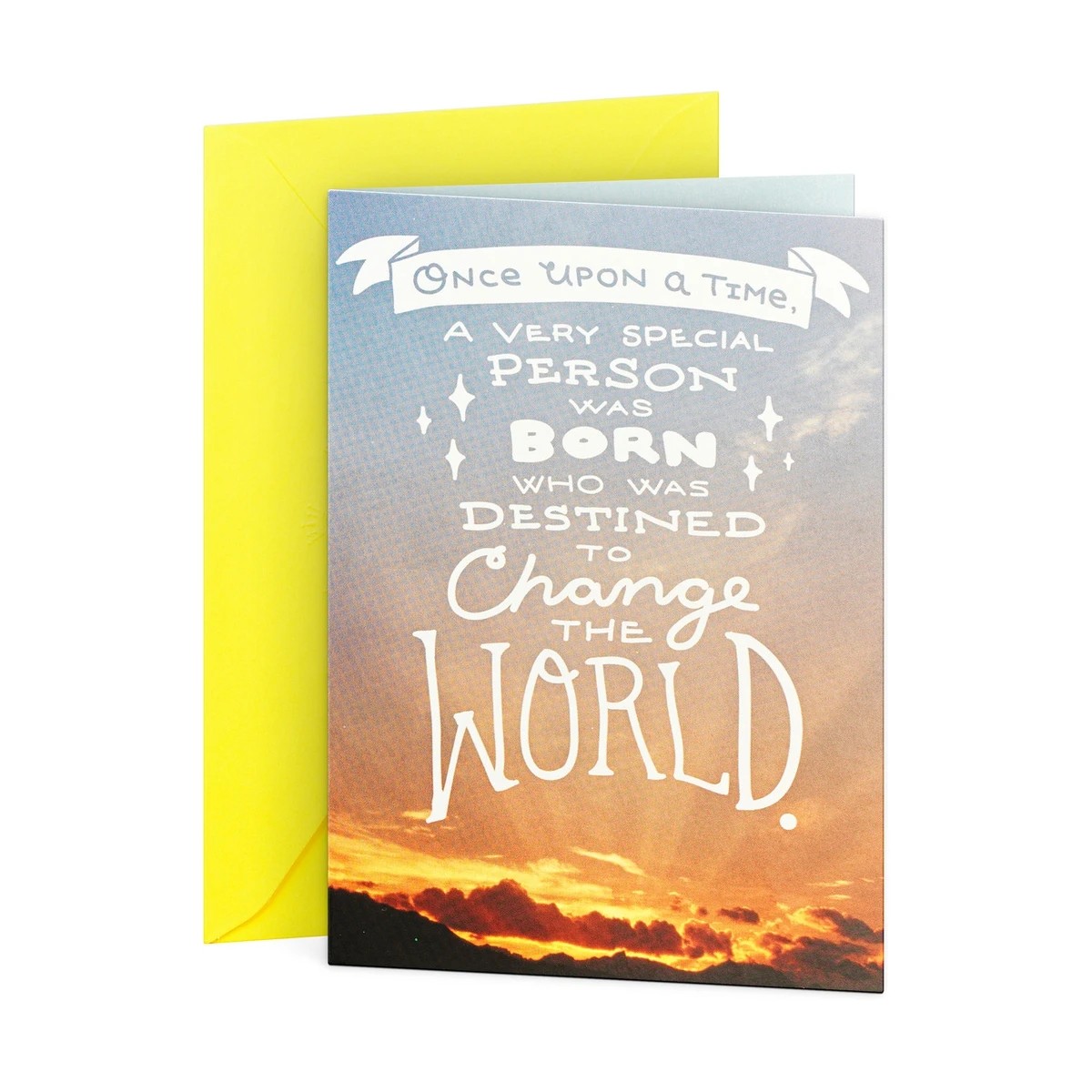 1 Hallmark Birthday Card - Change the World, 1 of 3
