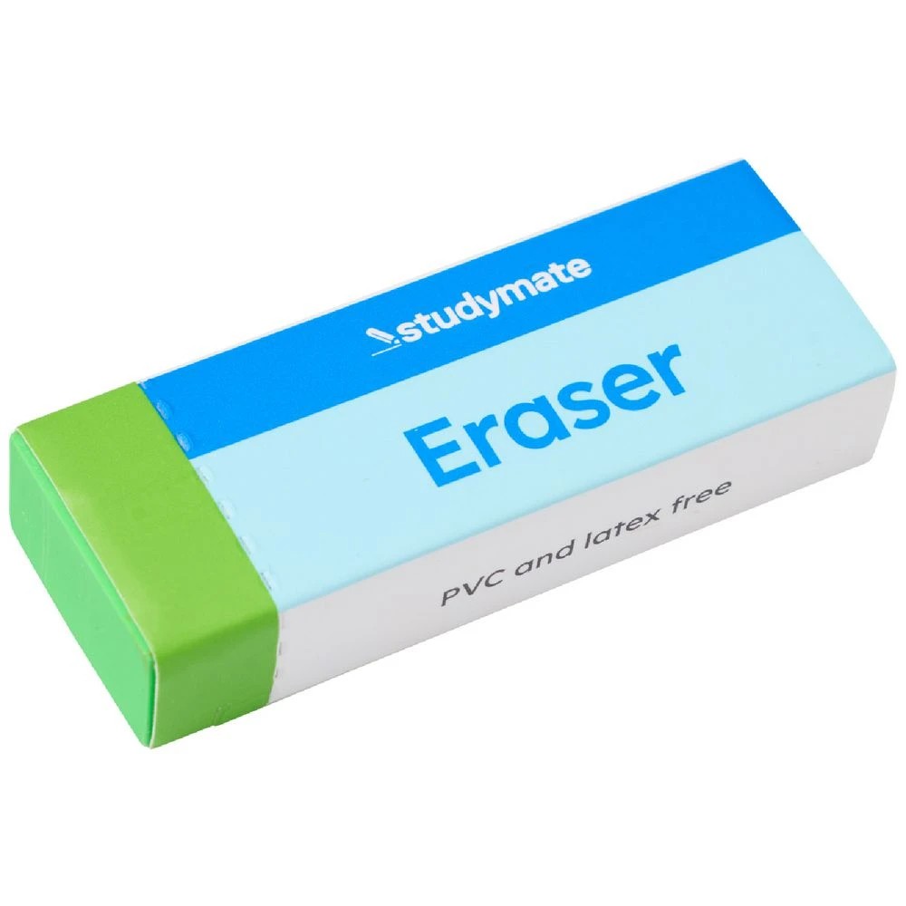 4 Studymate Neon Eraser Green, 4 of 4
