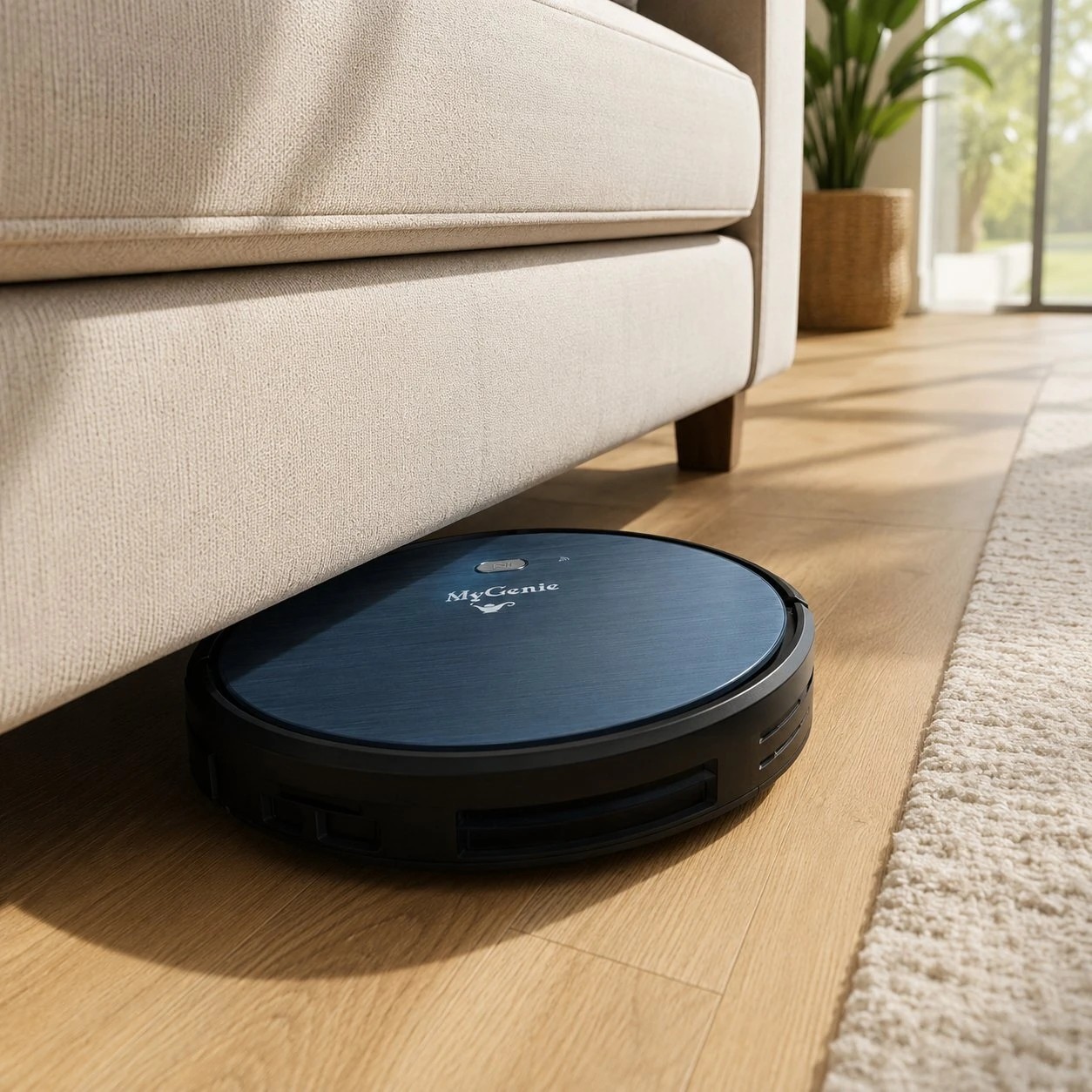2 MyGenie Xsonic V5 Max Hydro 3-in-1 Robot Vacuum & Mop, WiFi App Control - Grey, 2 of 4