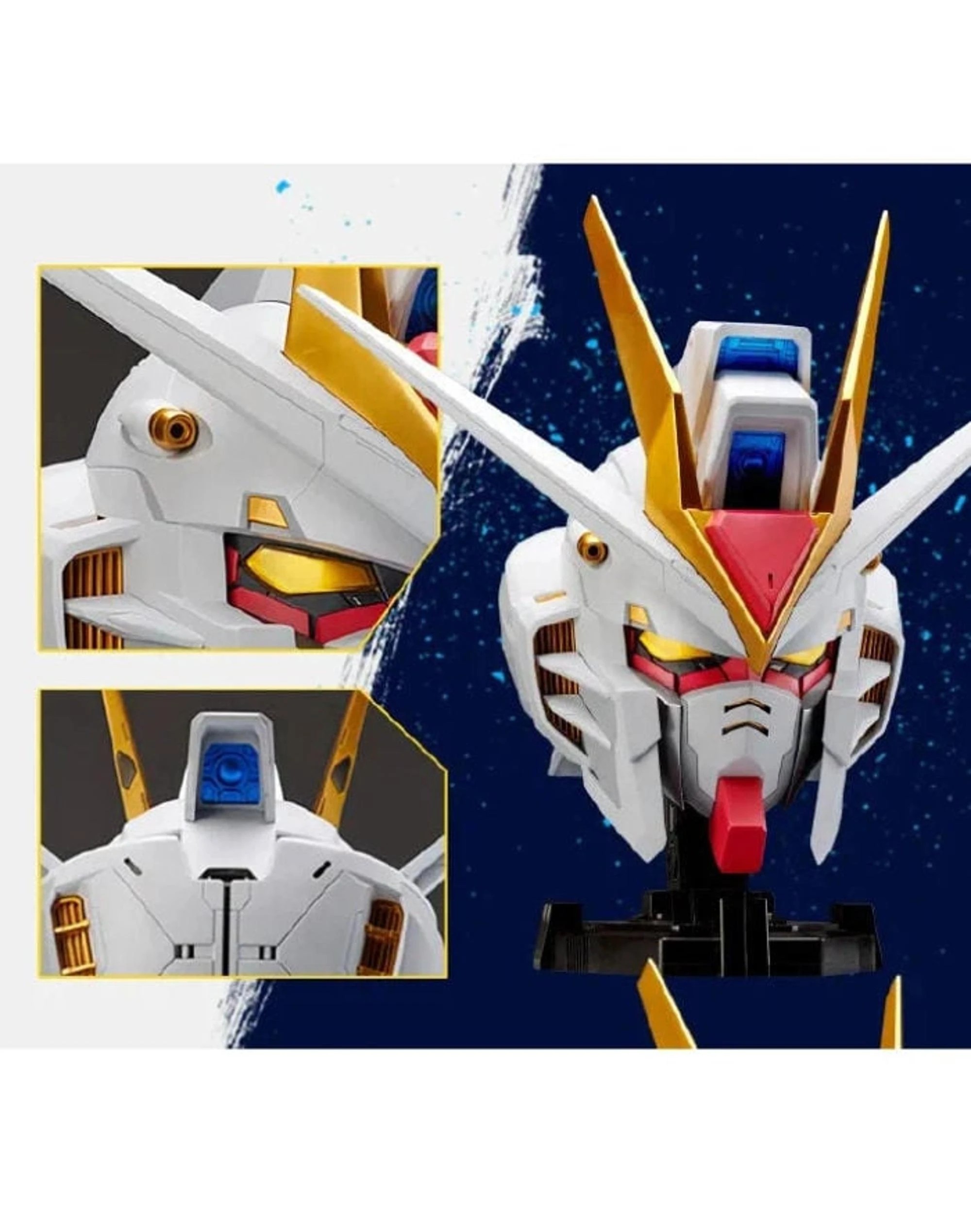 6 Bandai Gundam BN Head Collection Vol. 2 Strike Freedom Gundam Figure, 6 of 10
