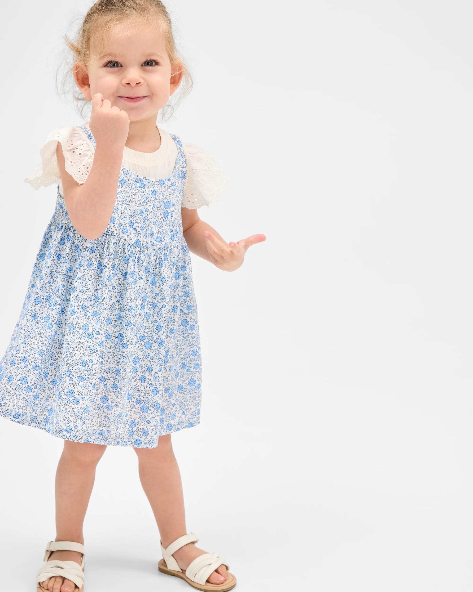 1 Target Baby Dress and Bodysuit 2 Piece Set BLUE CLOUD DANCER, 1 of 5