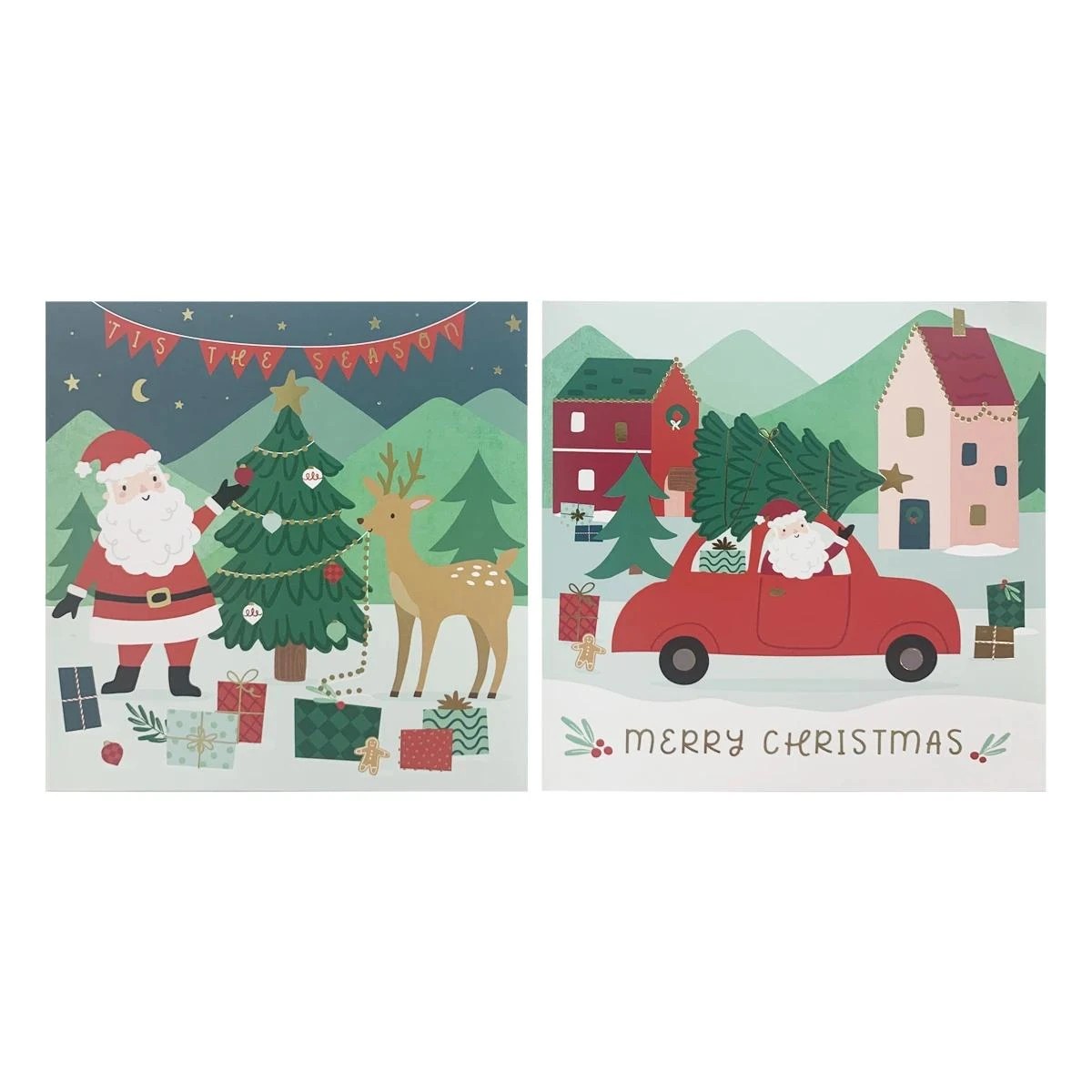5 10 Pack Wishing Tree Christmas Cards - Assorted, 5 of 8