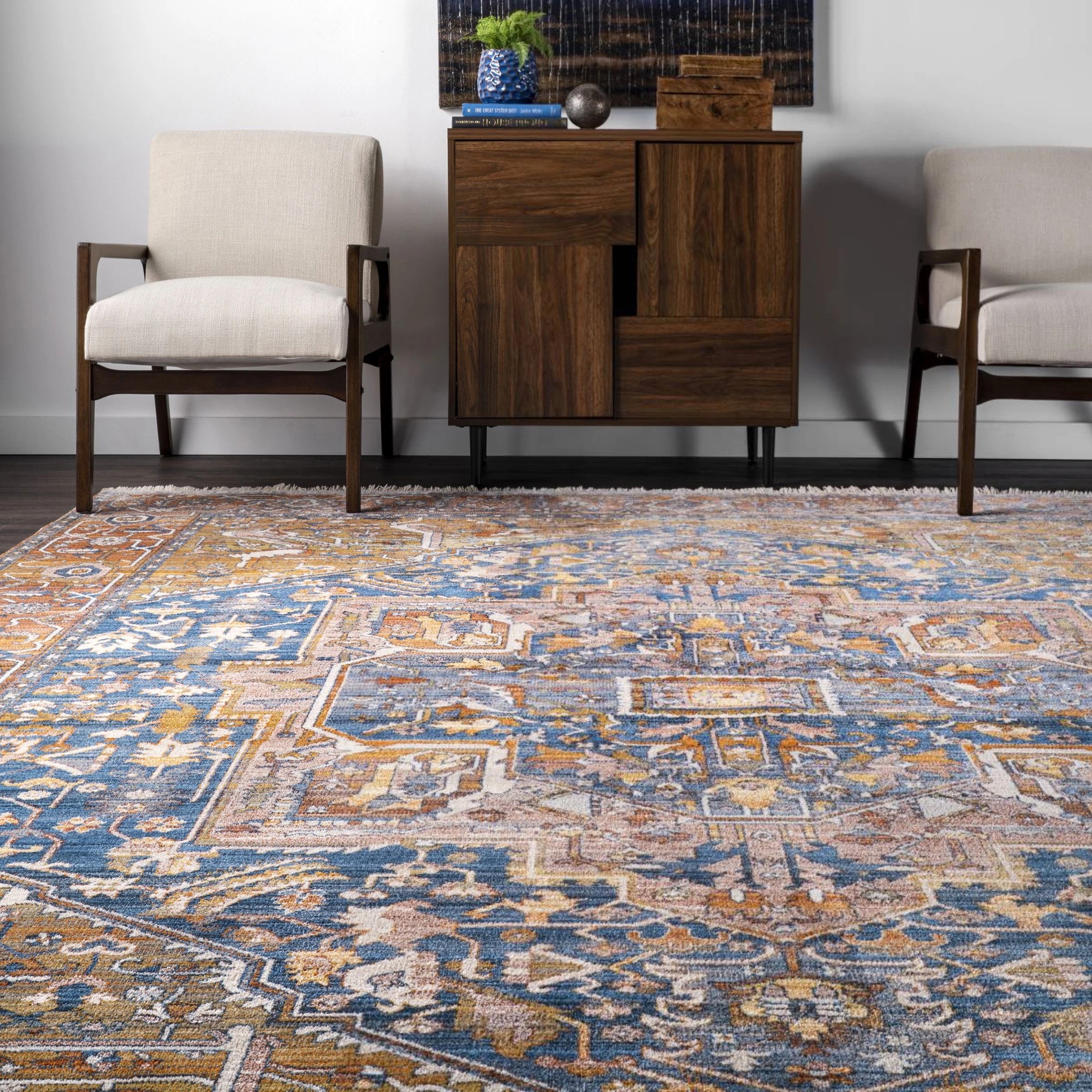 1 Common Ground Rugs Anatolia 240x160cm - Medium Power Loomed Floor Rug - Red, 1 of 7