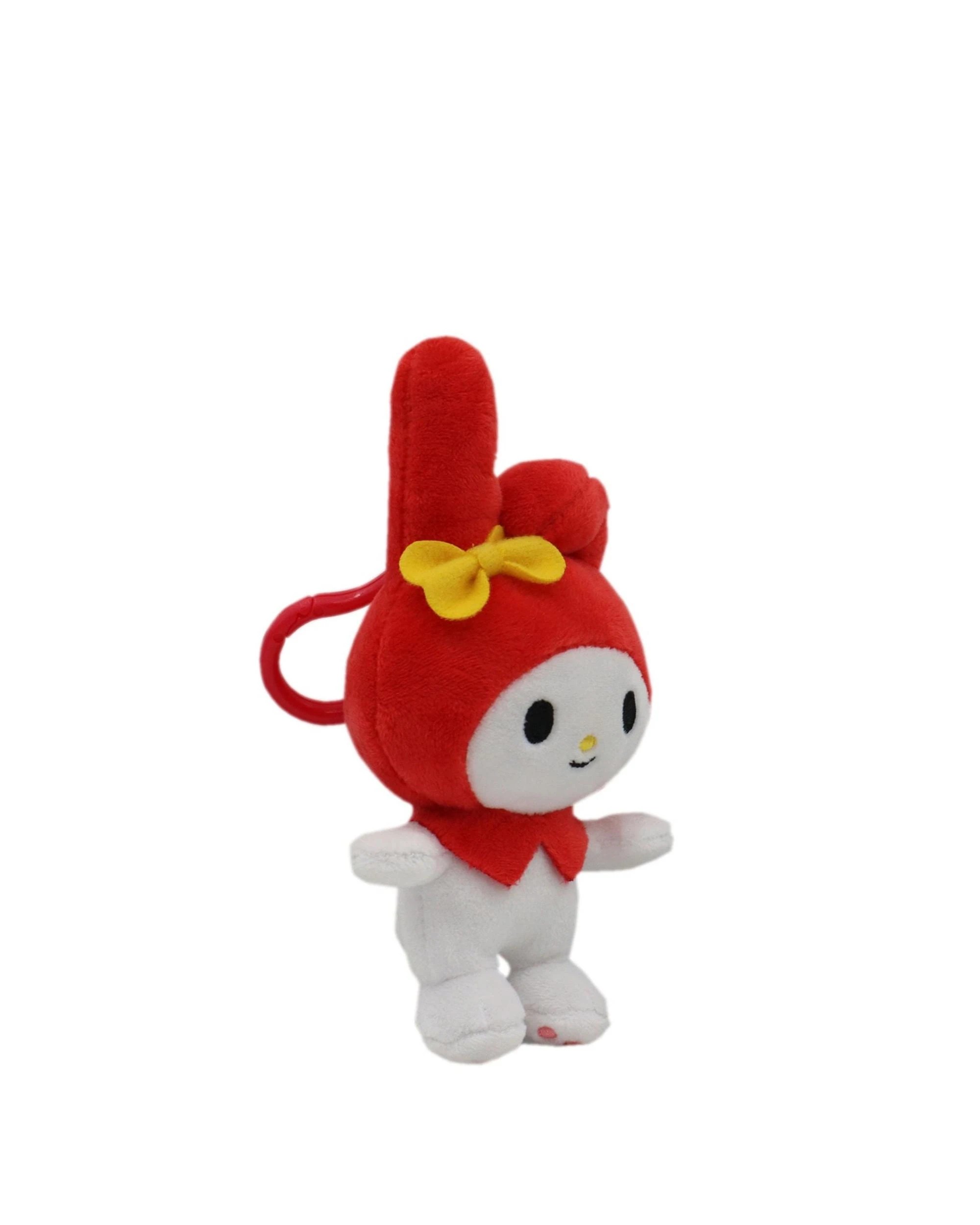 2 Sanrio Hello Kitty My Melody Red Mini Plush Bag Tag, 2 of 3