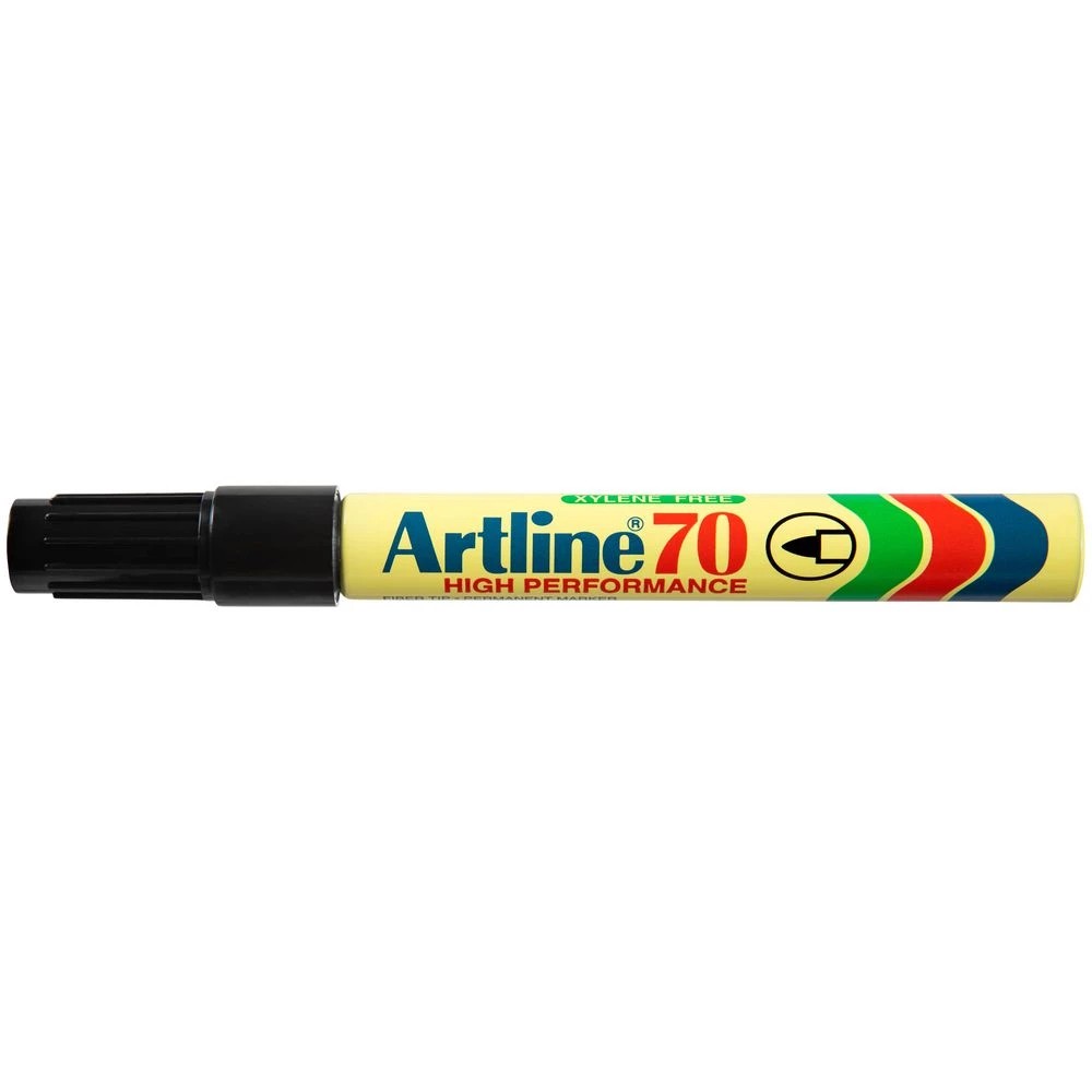 5 Artline 70 Permanent Marker Black 2 Pack, 5 of 6