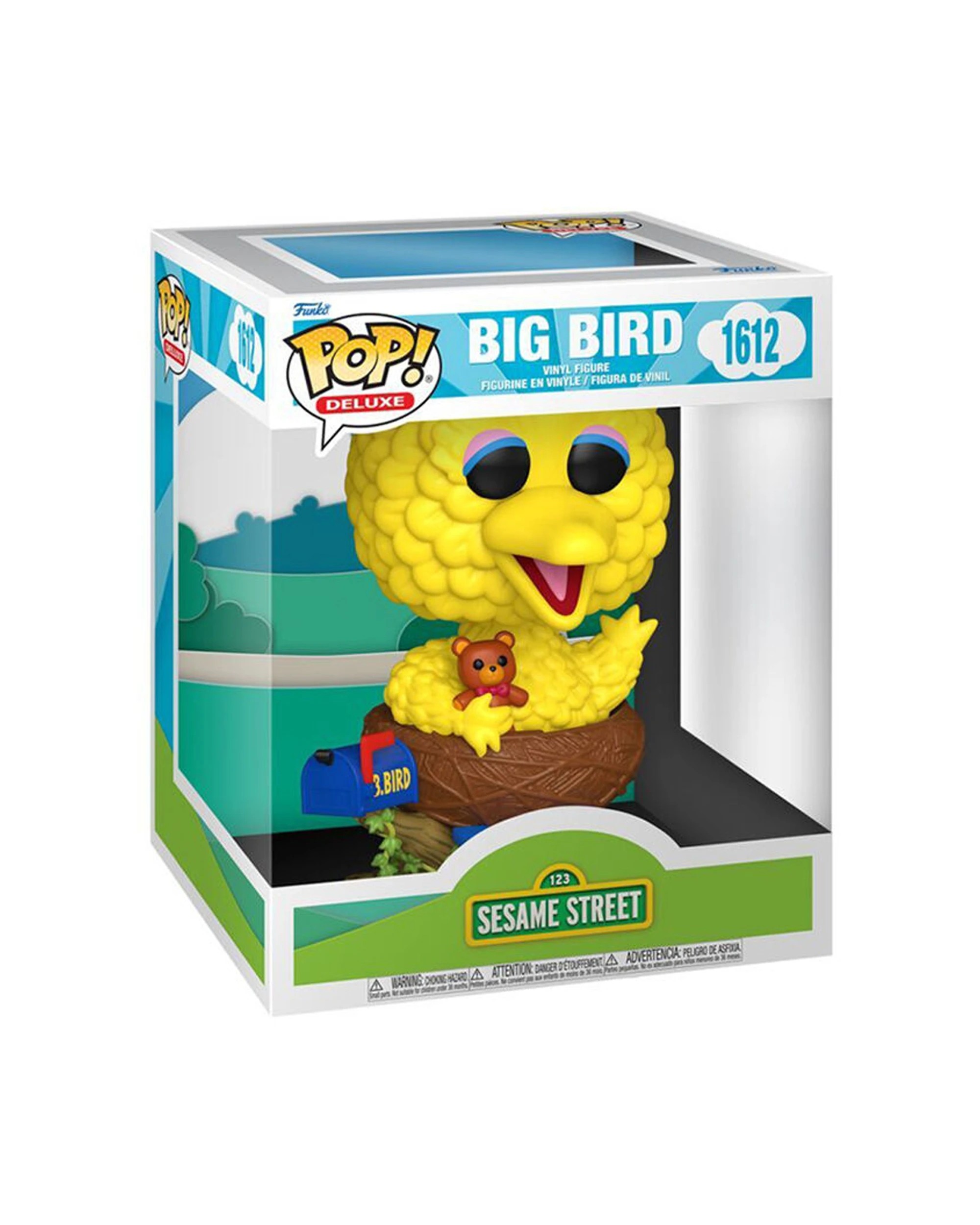 2 Sesame Street Funko Pop Big Bird Deluxe Action Figure 6.8 Inch Vinyl In Nest - Yellow, 2 of 4