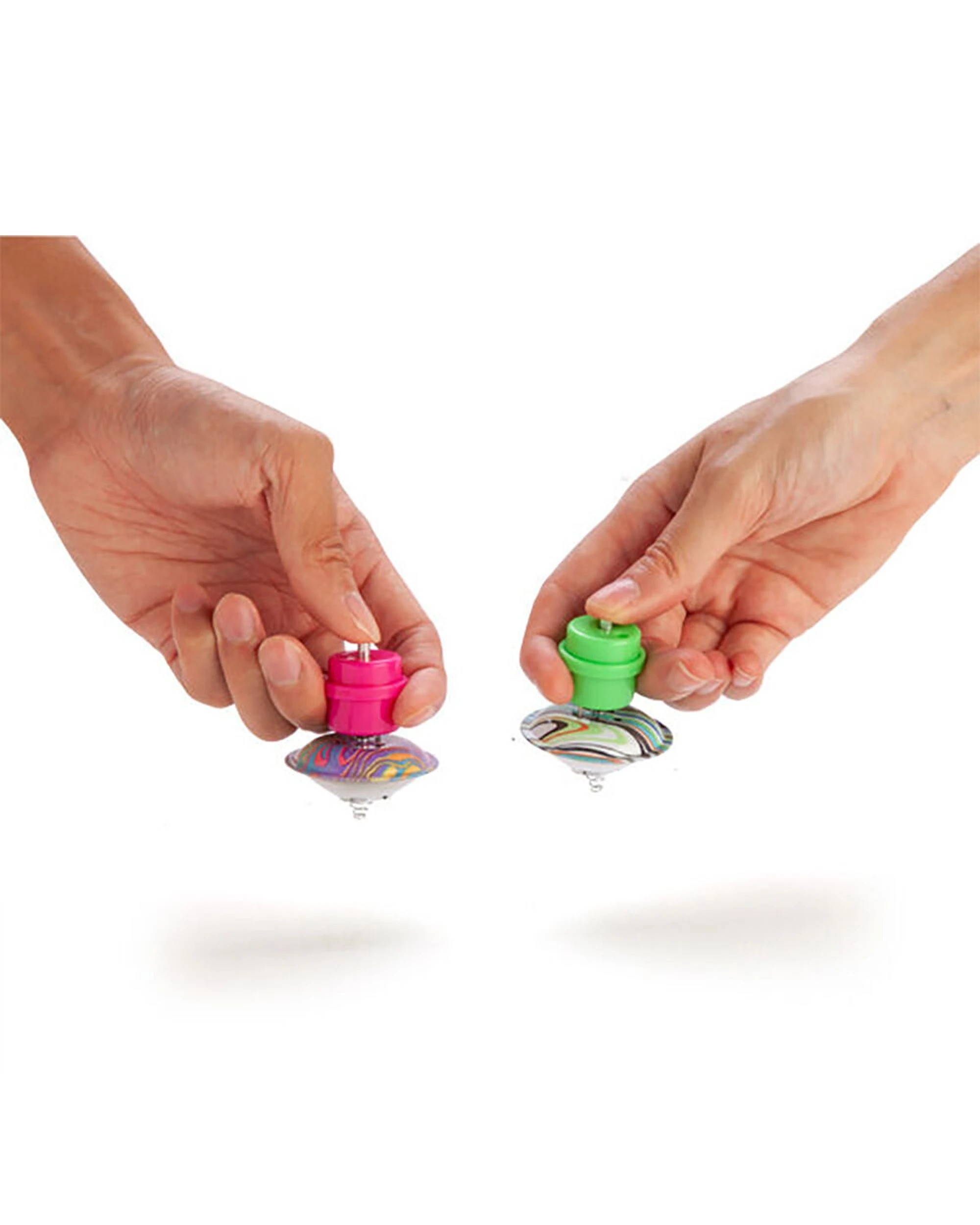5 MDI 4PK Metal Hopping Spinning Top Retro Desk Toy Set 3.6x5.6cm - Assorted, 5 of 5