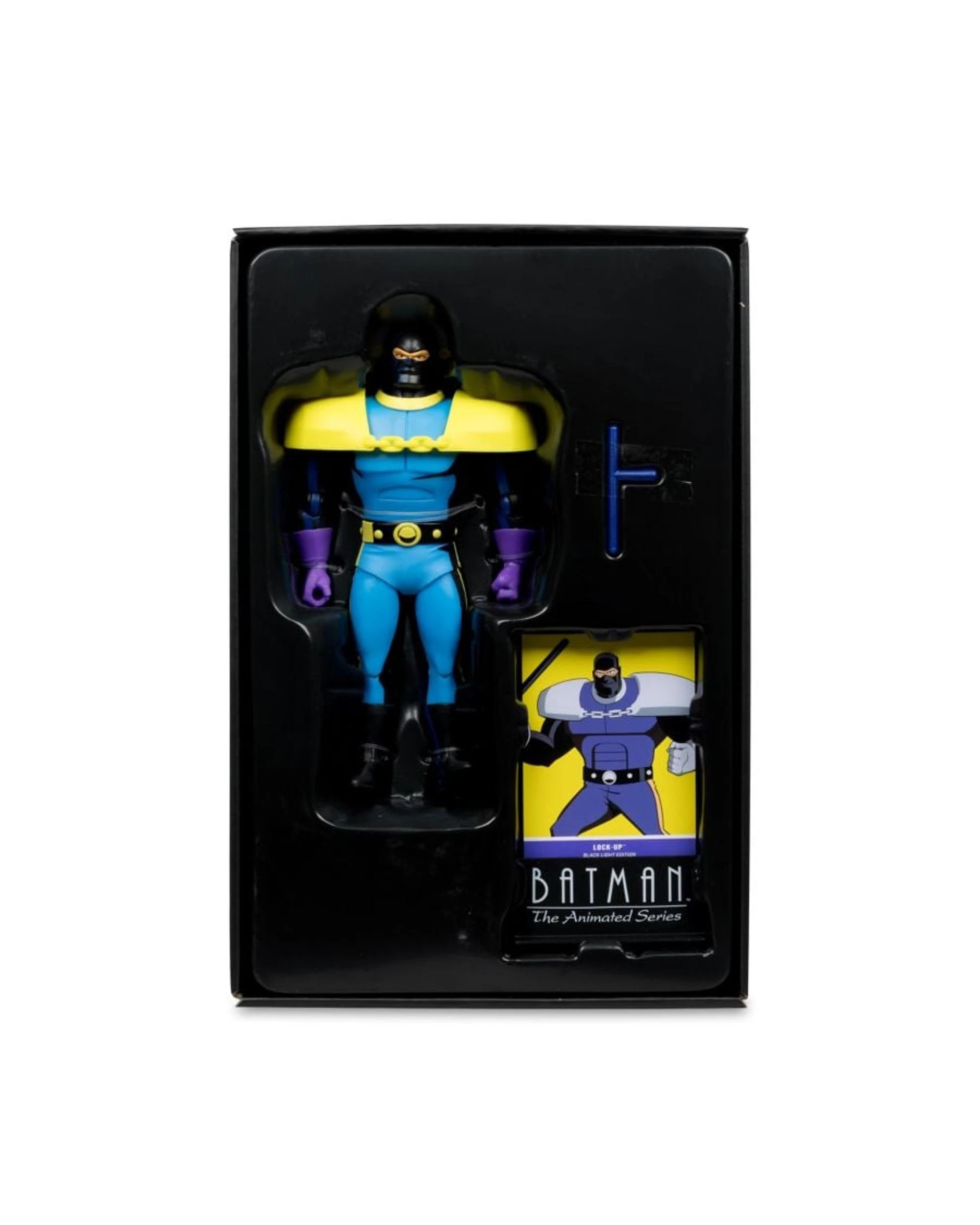 7 DC Multiverse Gold Label Batman the Animated Series Black Light Edition Lock-Up 6 inch Action Figure, 7 of 10