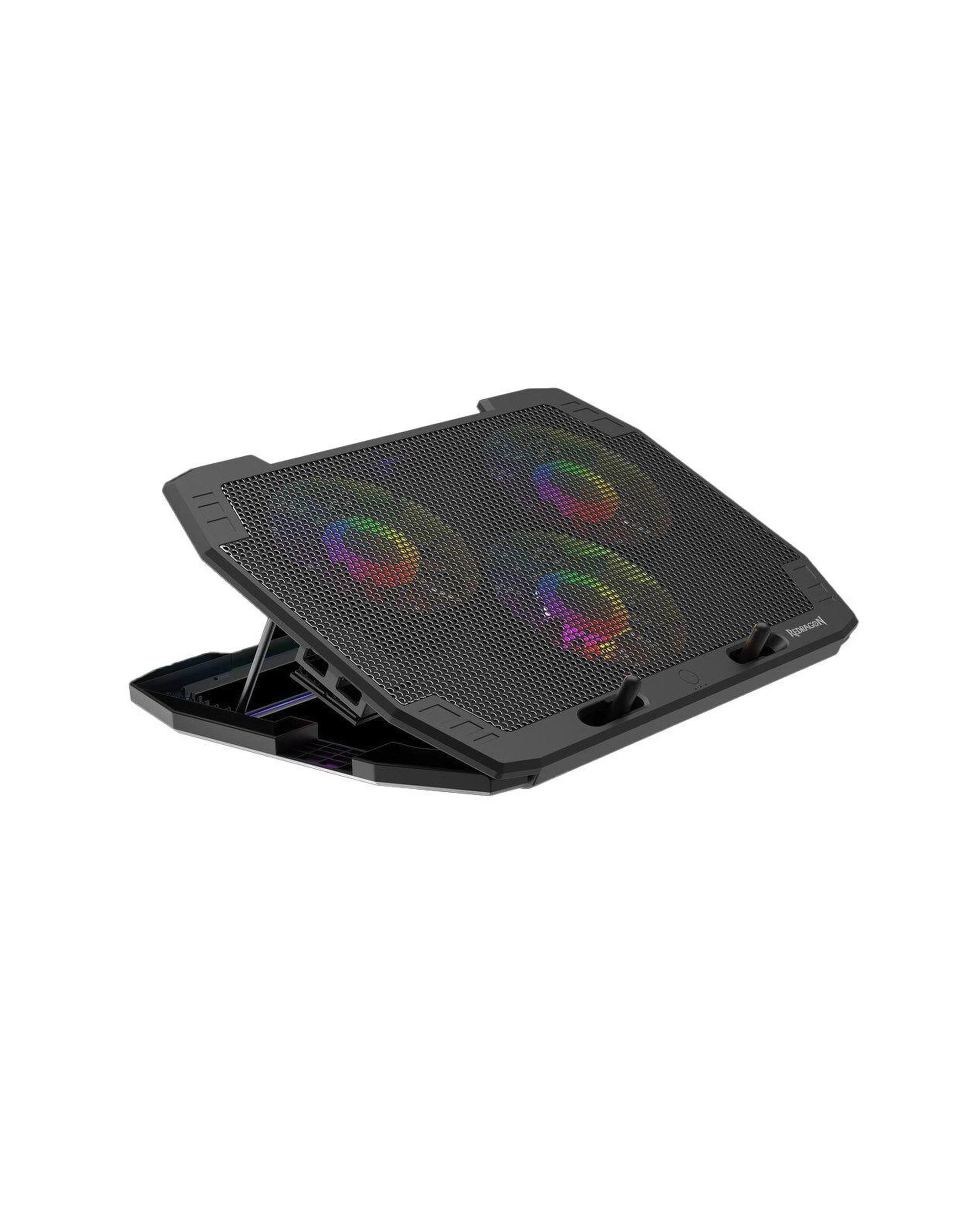 4 Redragon GCP511 Ingrid TripleFan RGB Laptop Cooling Stand - Black, 4 of 4