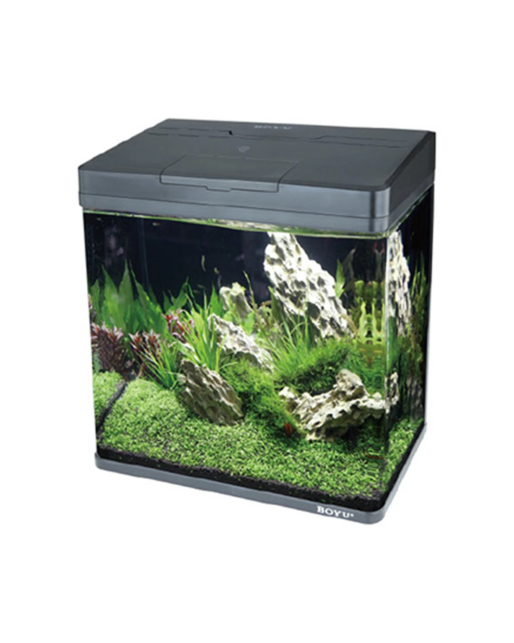 3 Boyu MS-220 All-In-One Aquarium Fish Tank 8L - Black, 3 of 3