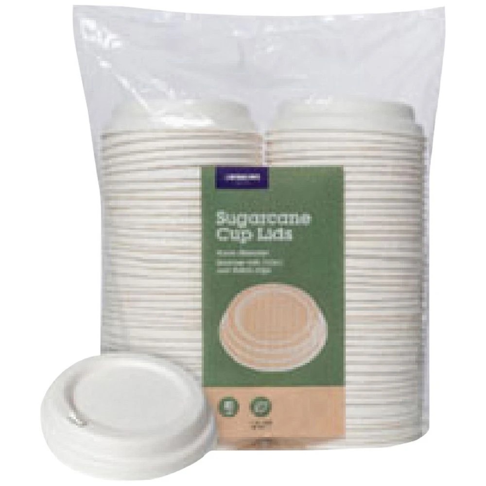 1 J.Burrows Sugarcane Lids 90mm 960 Pack, 1 of 4