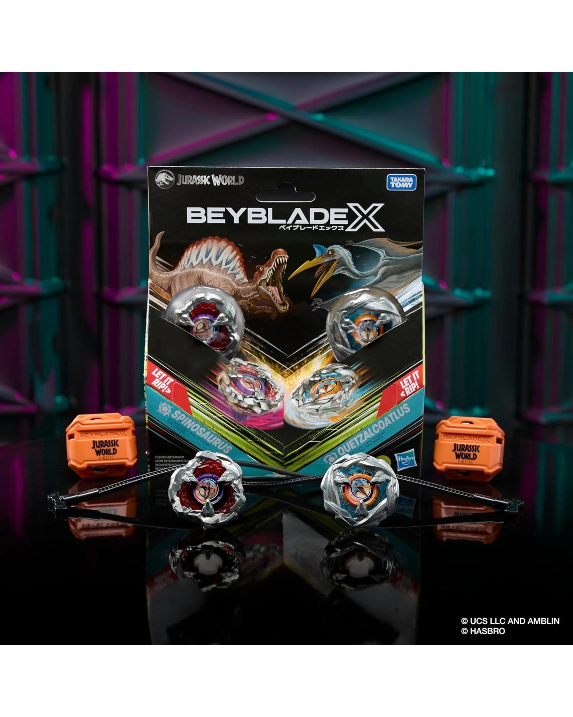 5 Beyblade X Jurassic World Spinosaurus vs Quetzalcoatlus Multipack Set, 5 of 6