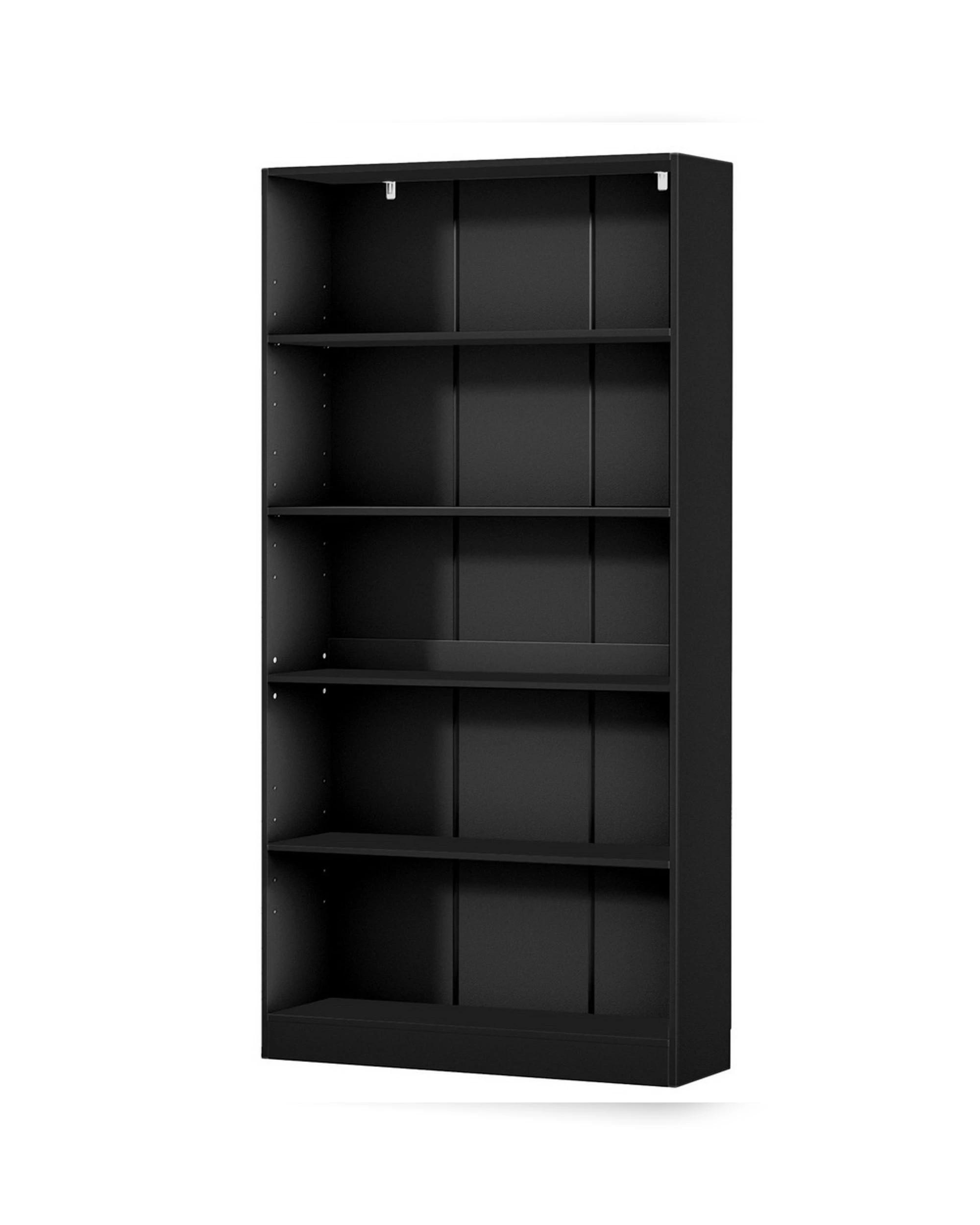 1 Artiss Bookshelf 5 Tiers ANTON - Black, 1 of 8