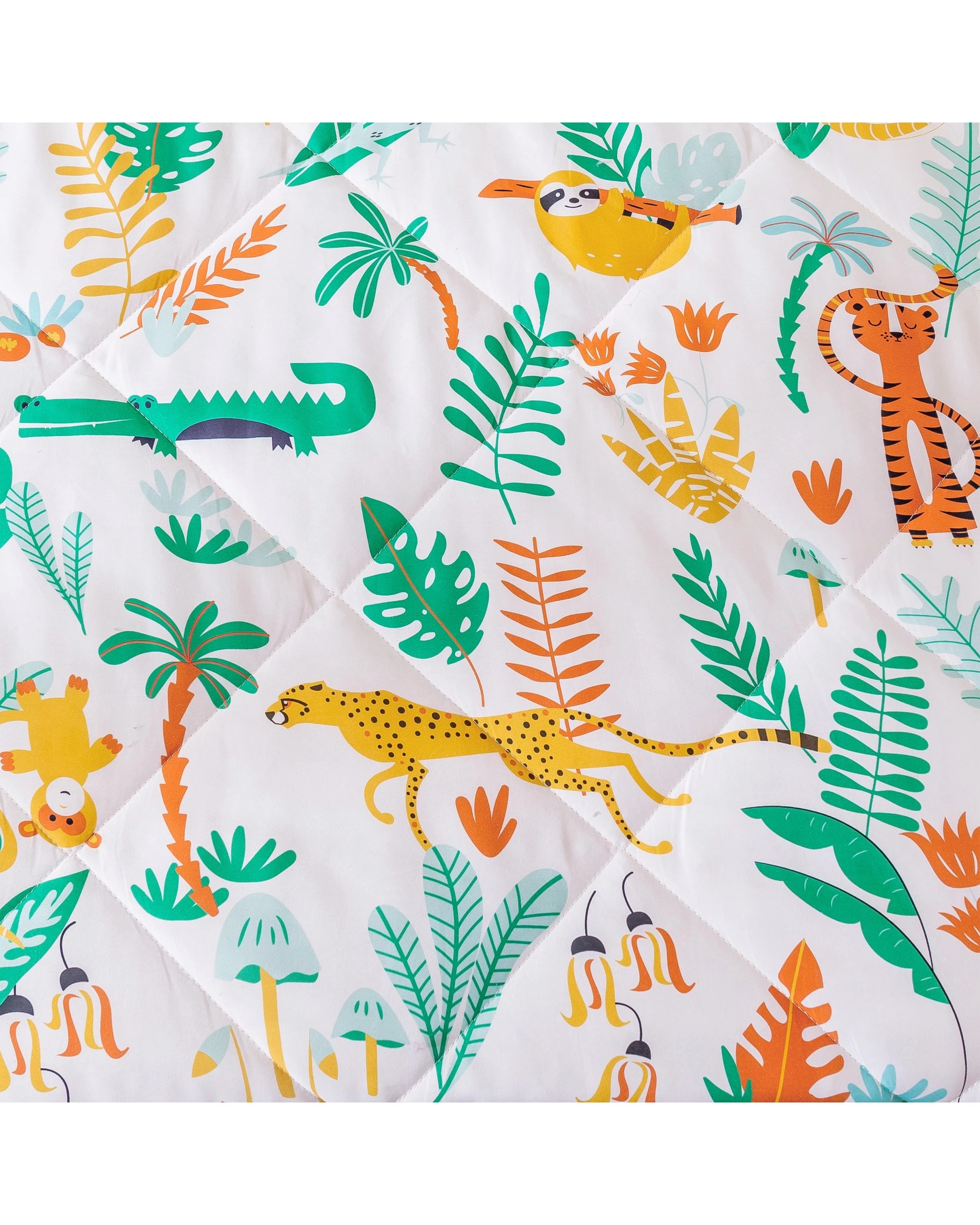 3 Jack & Ava Comforter Set Wild Jungle - King Single Bed - Animal Print, 3 of 7