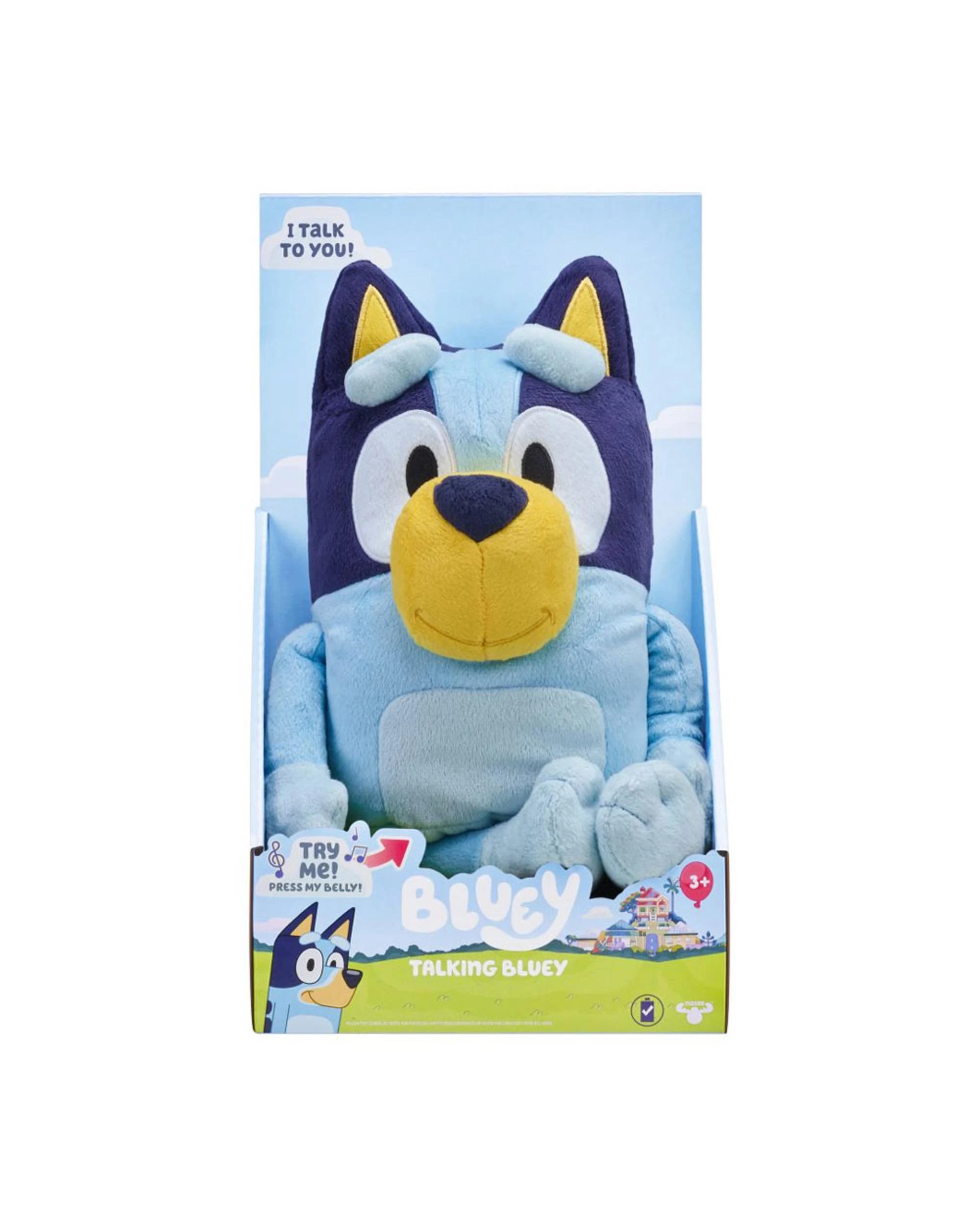 1 Bluey Talking Bluey 12 inch Plush, 1 of 4