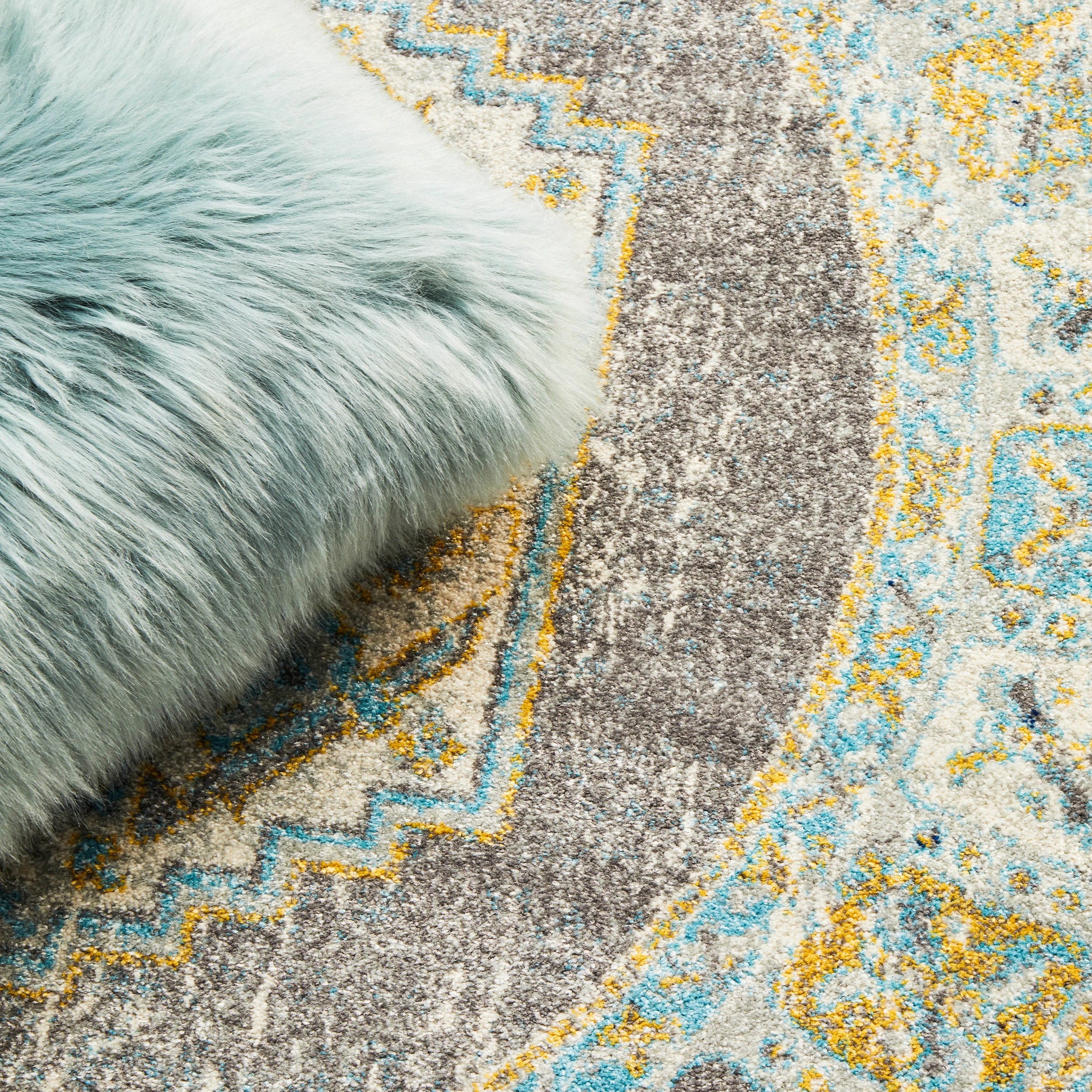 8 Common Ground Rugs Era 944 150x150cm - Small Circle Rug - Grey, 8 of 8