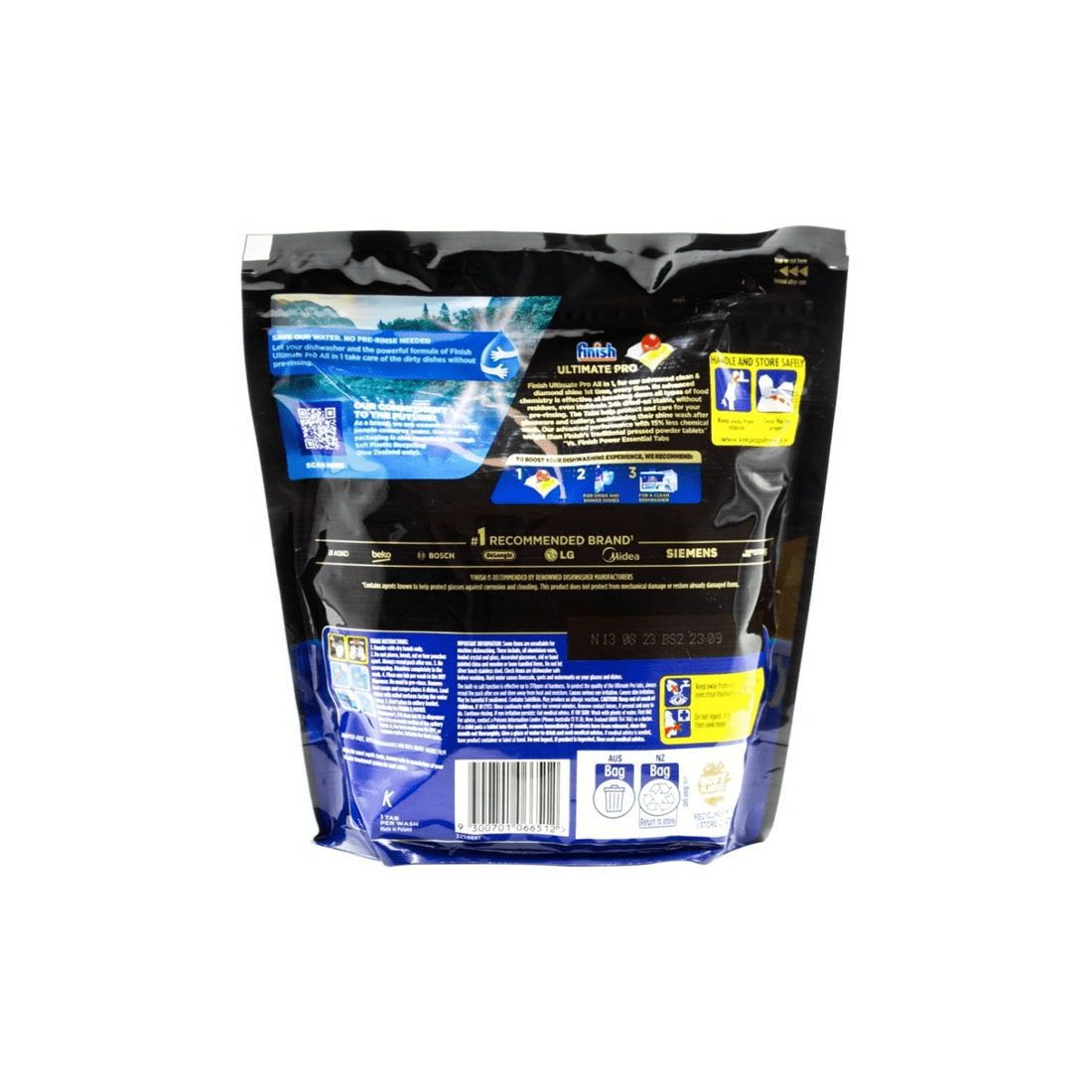 3 Finish Powerball Ultimate Pro All-In-1 Dishwasher Tabs 128pc Lemon Scent, 3 of 3