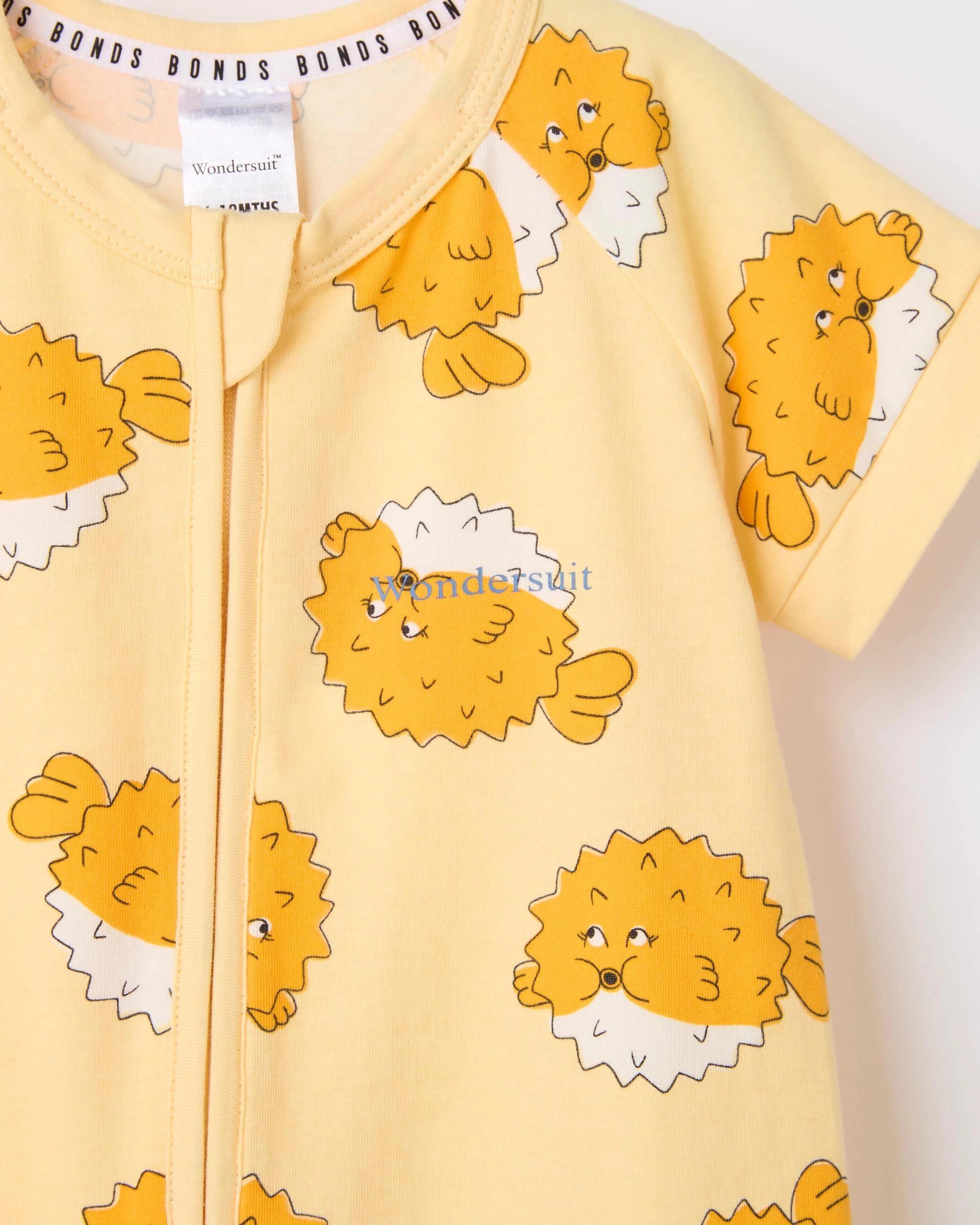 2 Bonds Baby Zippy Wondersuit Romper PUFFIN AROUND, 2 of 4