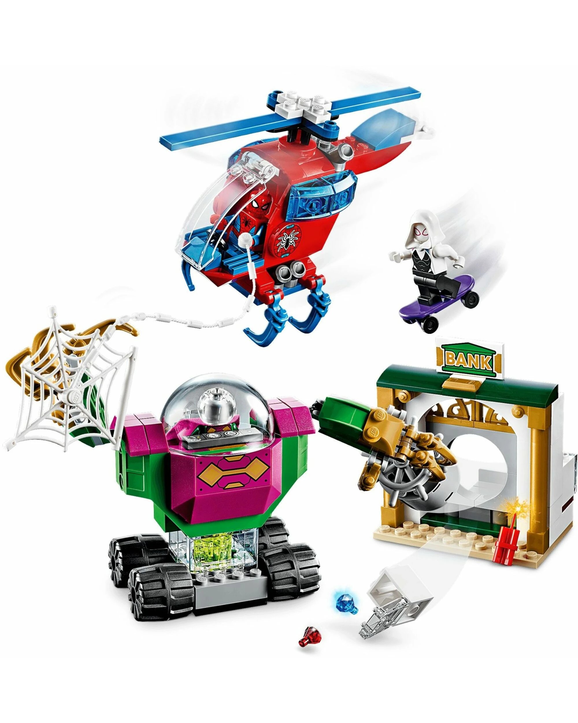3 LEGO 76149 Spider-Man vs. Mysterio Mech Battle, 3 of 5