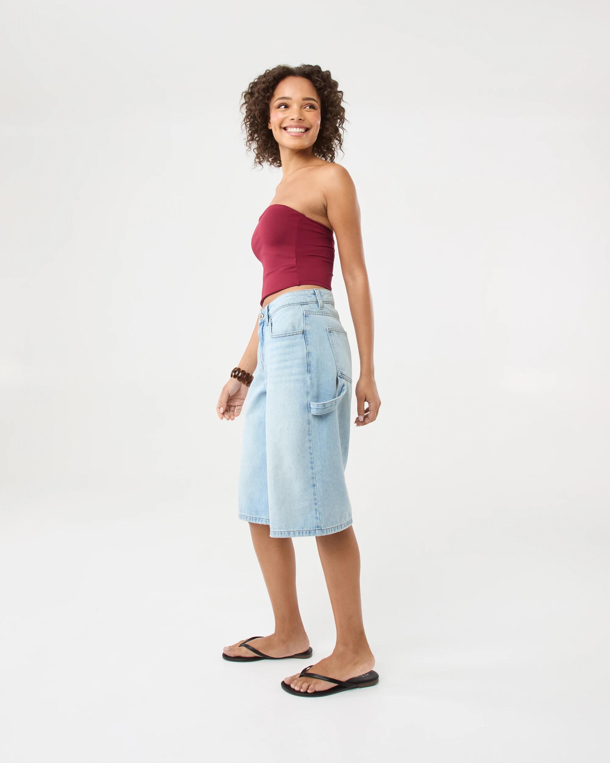 2 Carpenter Jorts Light Wash, 2 of 8