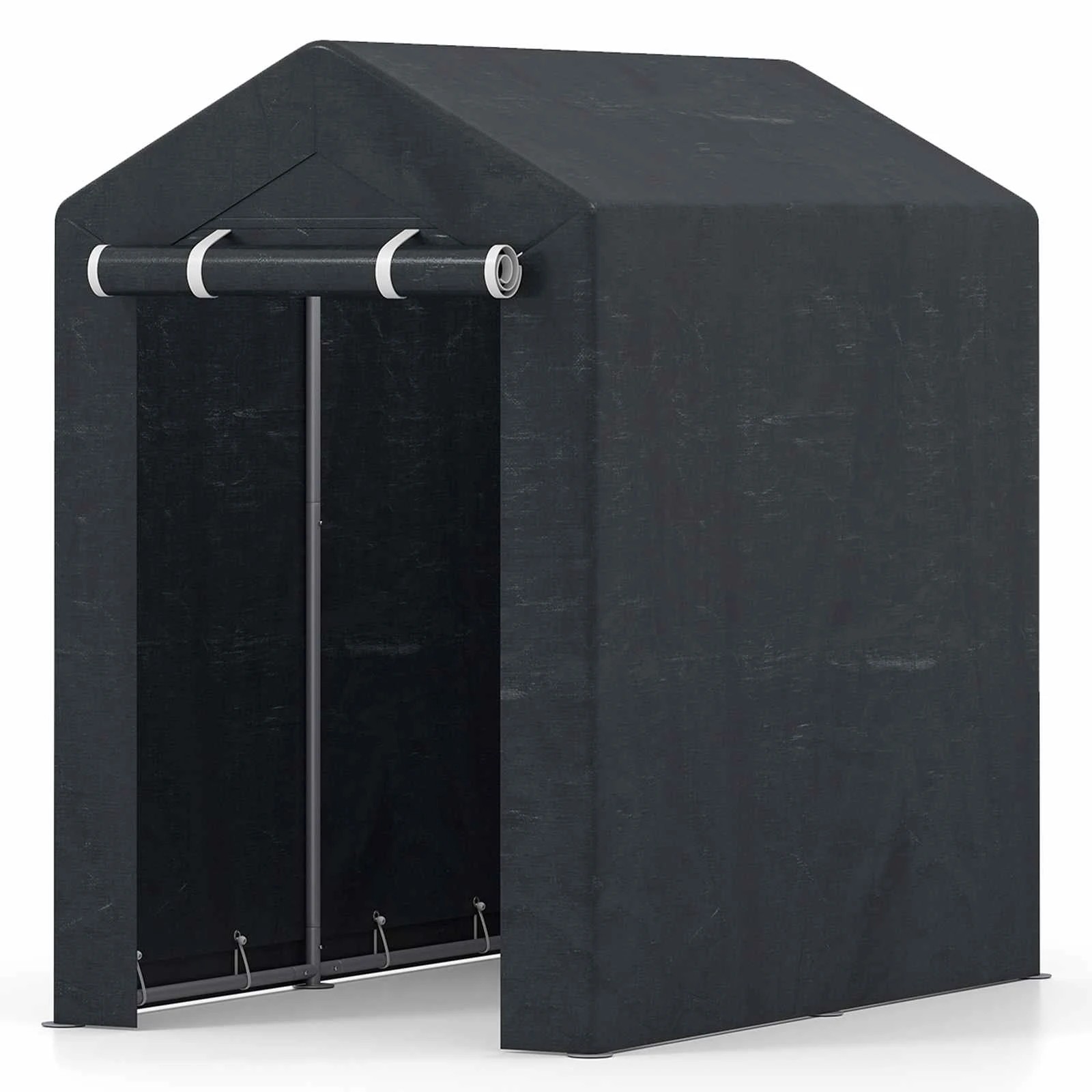 1 Costway 150x92CM Waterproof Bike Storage Shed Tent Portable Carport Garage Bicycle Shelter, 1 of 2