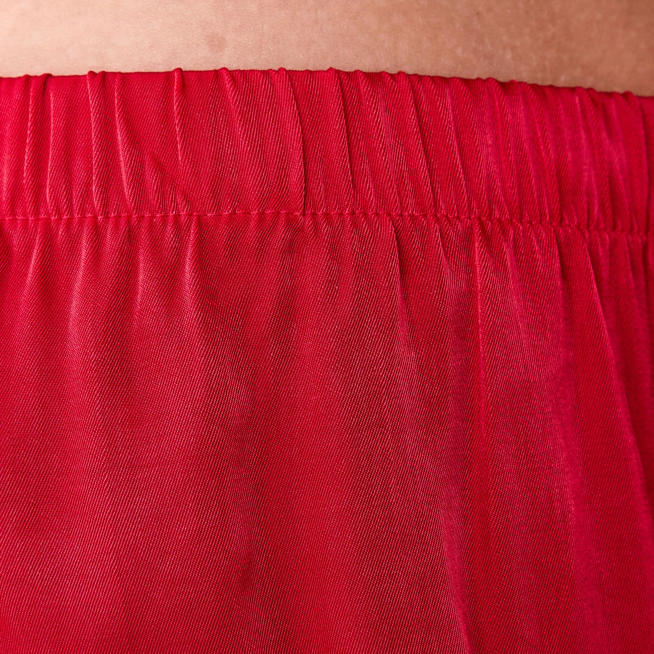 7 Christmas Short Sleeve Top and Shorts Matte Satin Pyjama Set Strawberry, 7 of 9