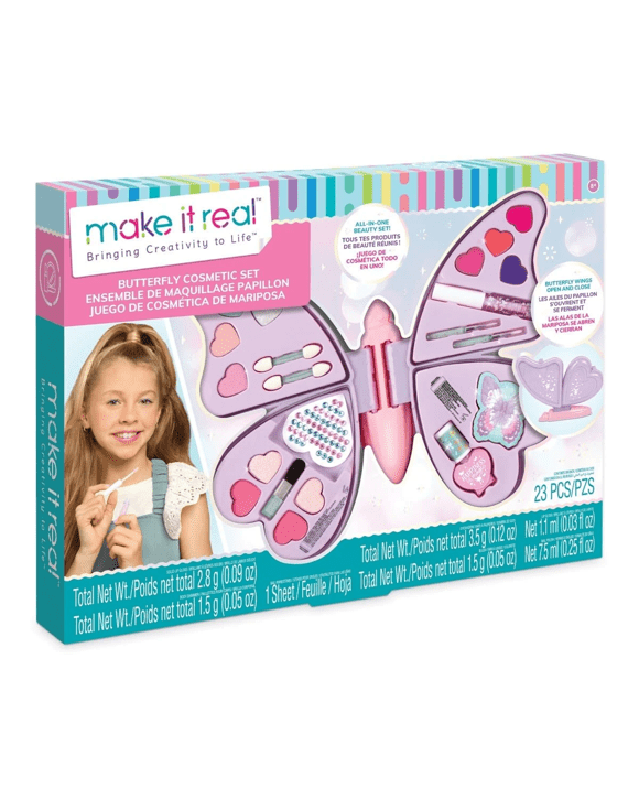 23 Piece Make It Real Butterfly Cosmetic Set