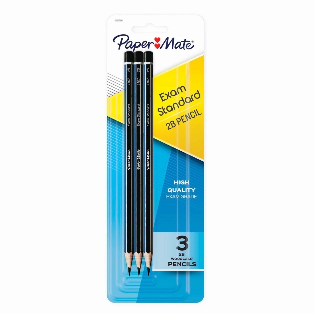 1 3 Pack Paper Mate Woodcase 2B Pencils, 1 of 3