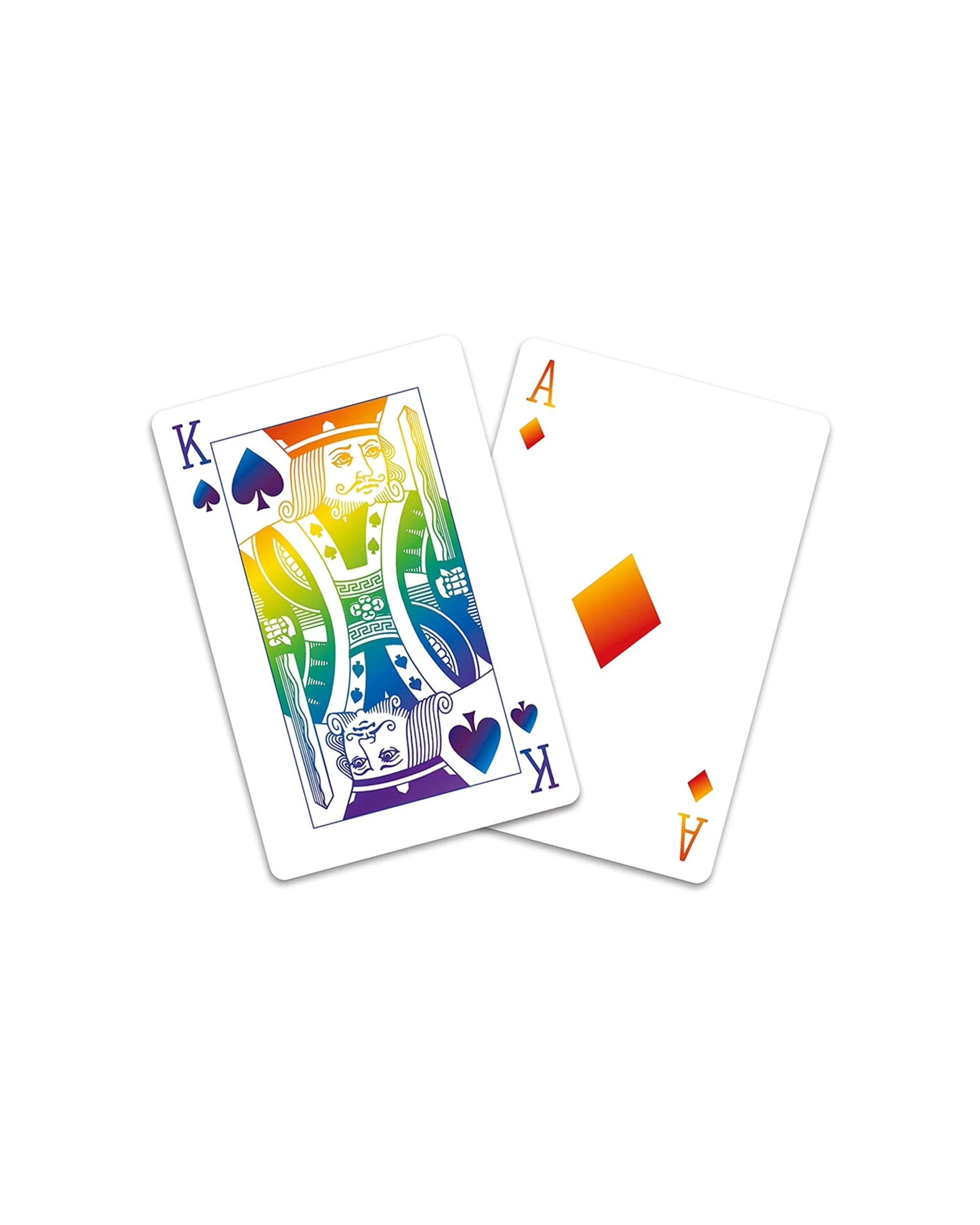 2 Waddingtons Rainbow Edition Traditional Playing Cards 2 Pack - Multi, 2 of 3
