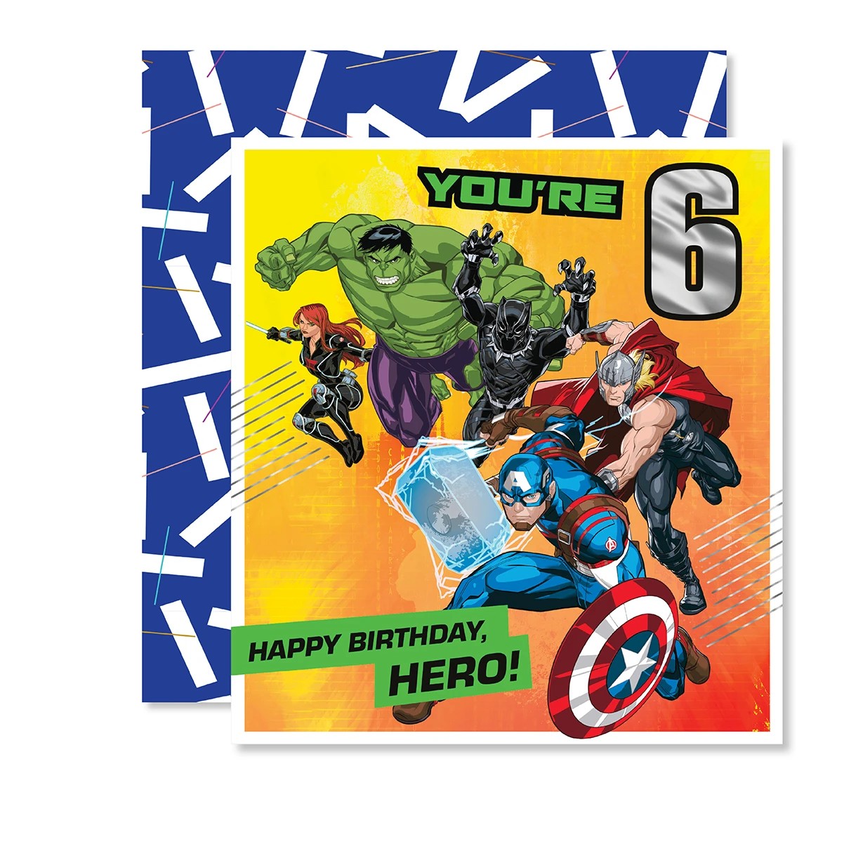 1 Hallmark 6th Birthday Card - Avengers, 1 of 3