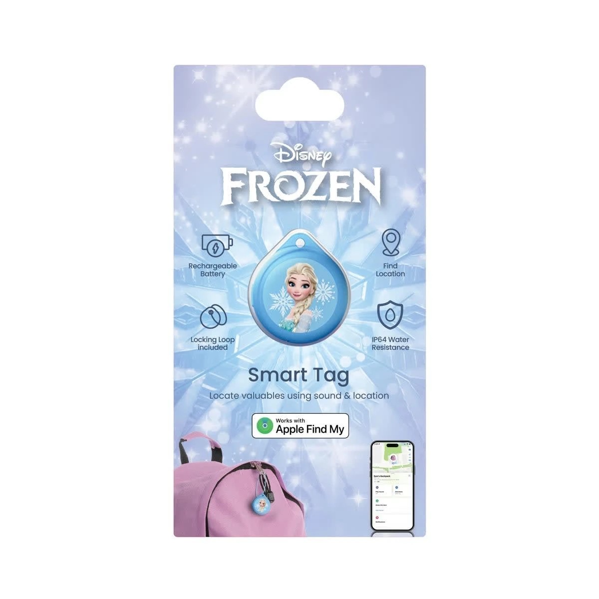 1 Disney Frozen Rechargeable Apple Find My Smart Tag, 1 of 6