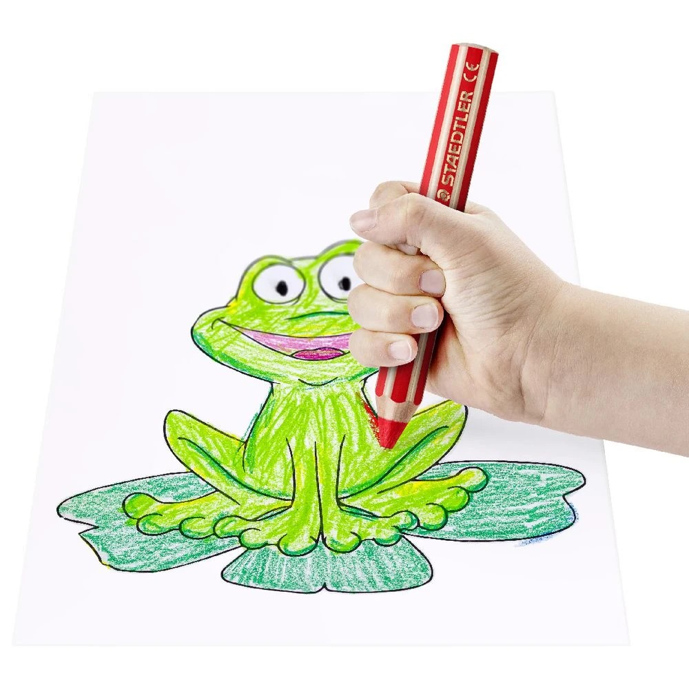 6 Staedtler Noris Junior 3-in-1 Pencils 6 Pack, 6 of 10