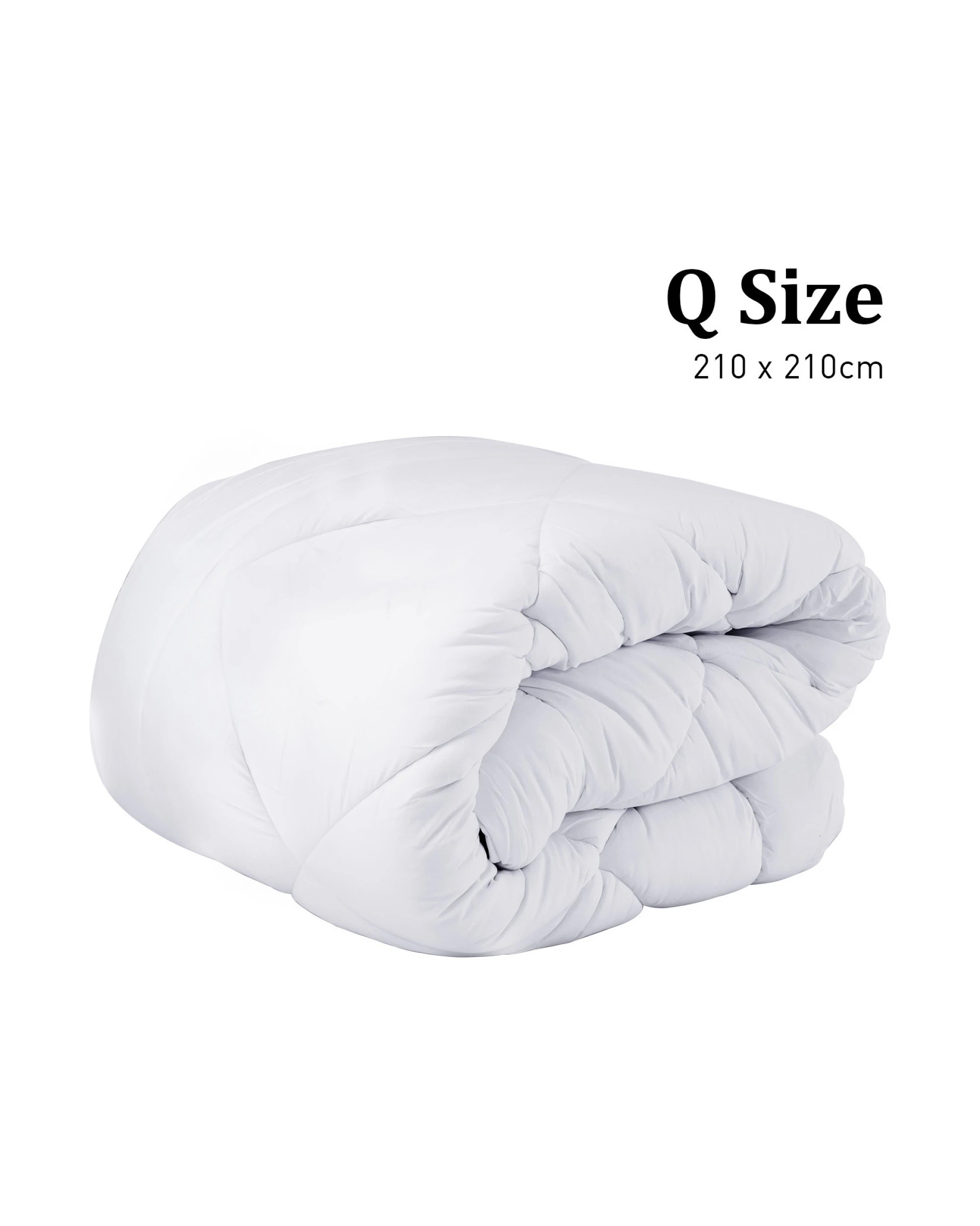 3 Laura Hill 700gsm Microfibre Bamboo Quilt Comforter Doona
 - Queen Bed, 3 of 10