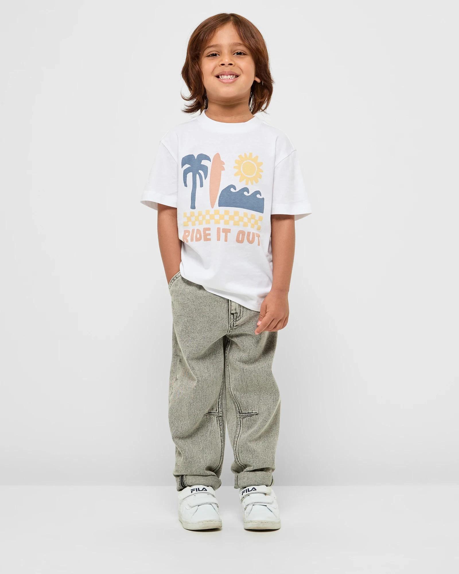 2 Target Kids Australian Cotton Short Sleeve T-Shirt RIDE IT OUT, 2 of 5