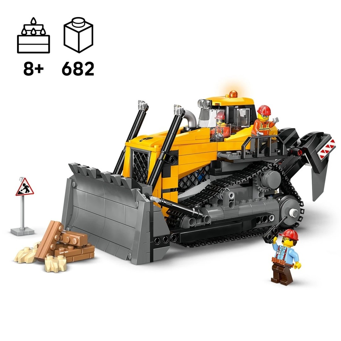 9 LEGO City Yellow Bulldozer 60466, 9 of 10