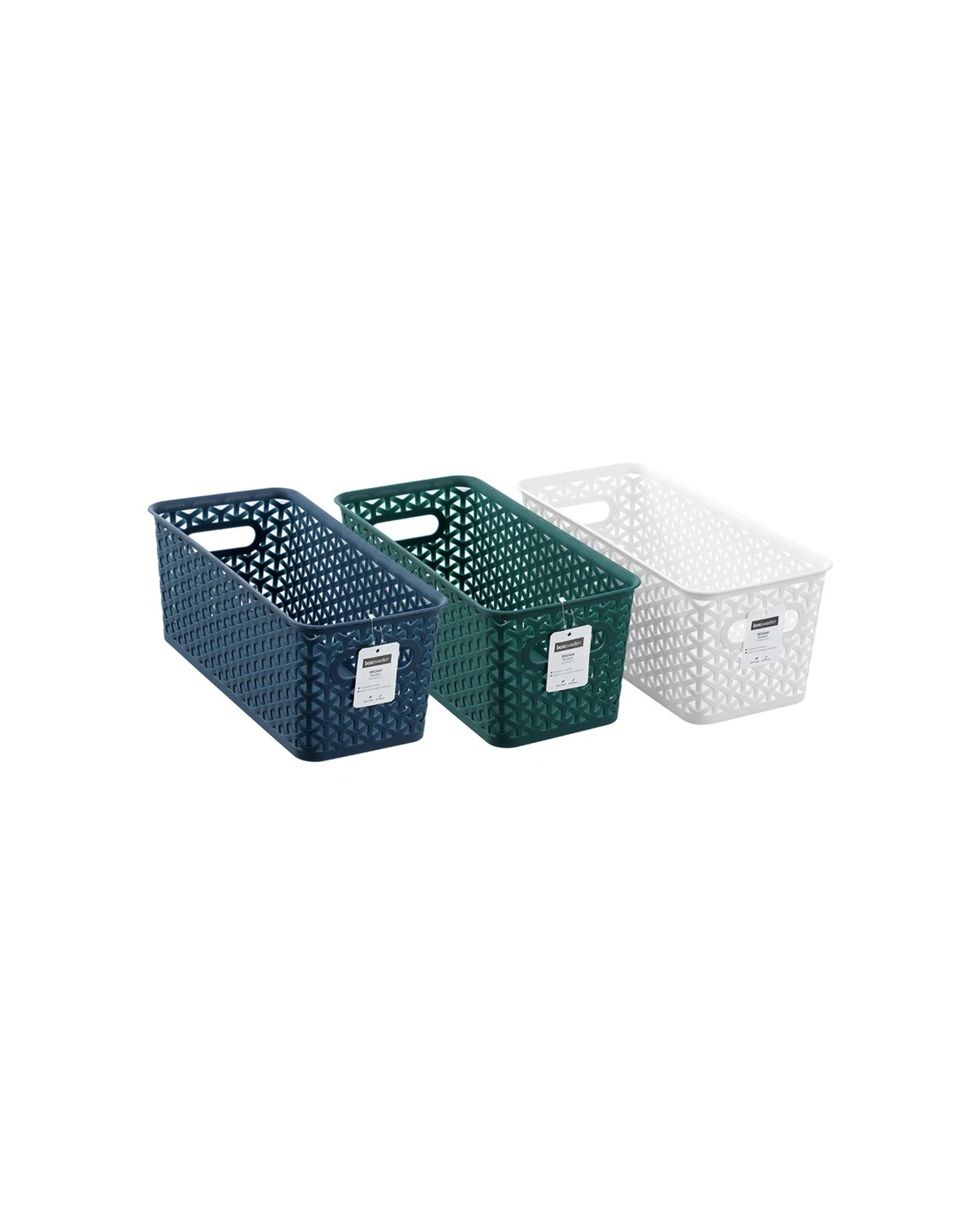 2 Boxsweden Wicker Storage Basket 15.5x34cm - Multi, 2 of 7