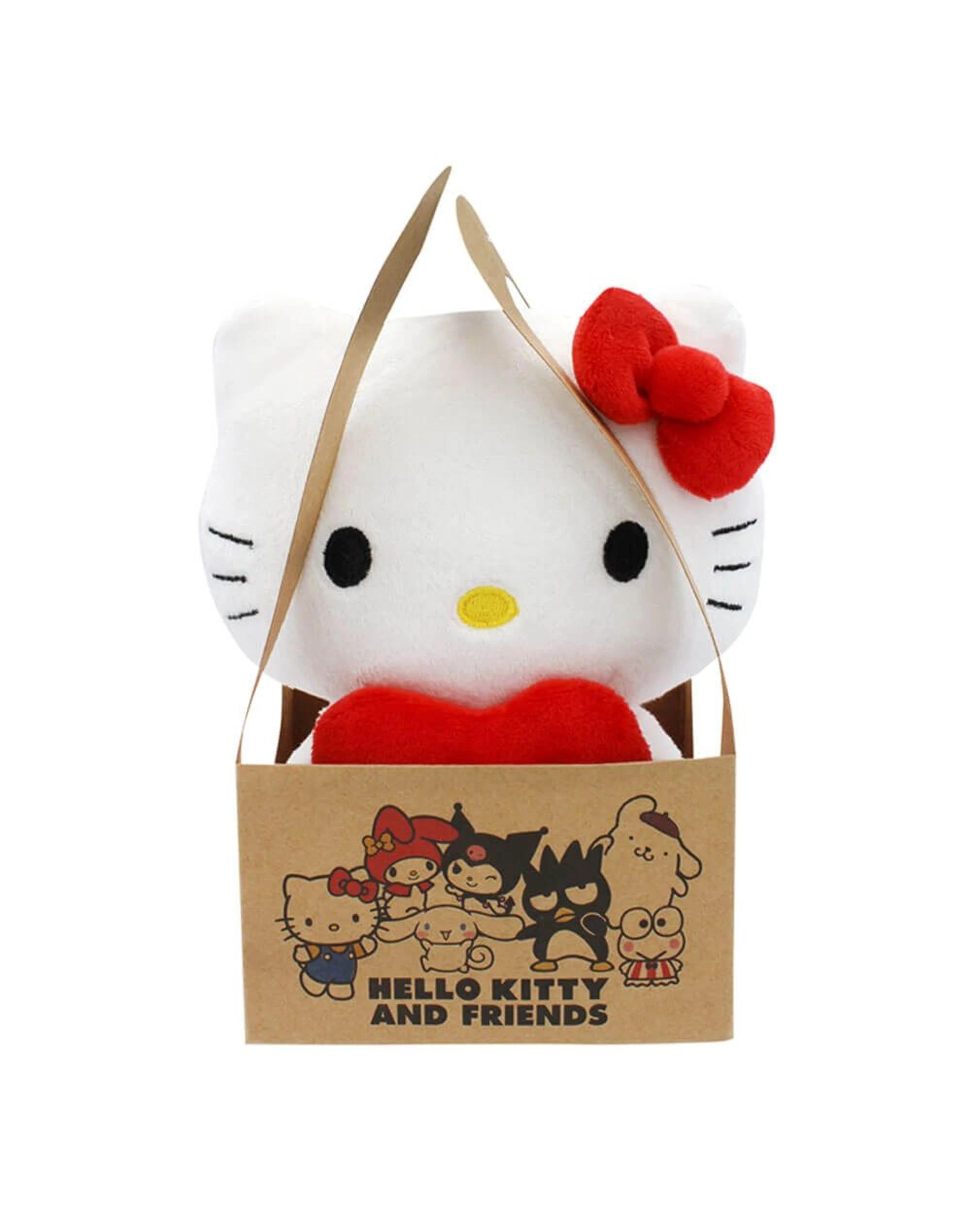 2 Hello Kitty and Friends Hello Kitty Heart Eco Medium 14cm Plush, 2 of 5